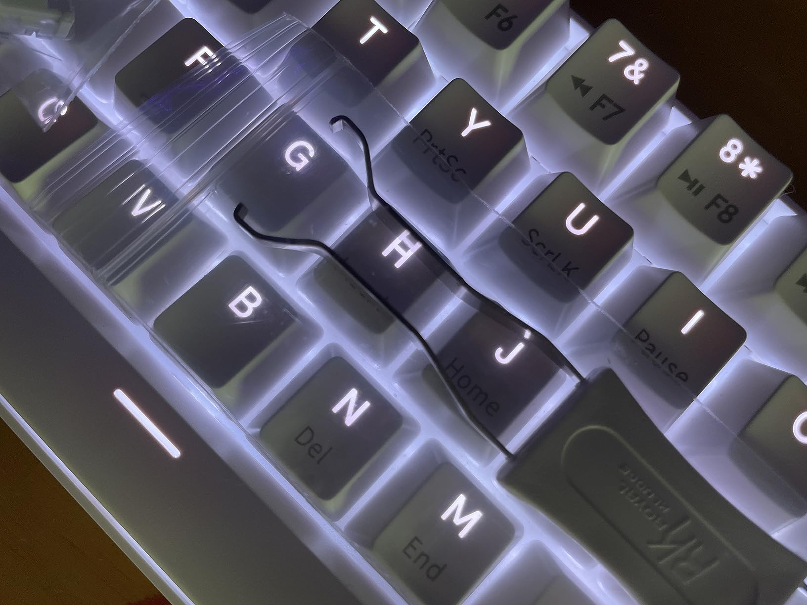 RK ROYAL KLUDGE RK61 Wired 60% Mechanical Gaming Keyboard Programmable QMK/VIA RGB Backlit 61 Keys Ultra-Compact Hot Swappable Brown Switch Black customer photo 1
