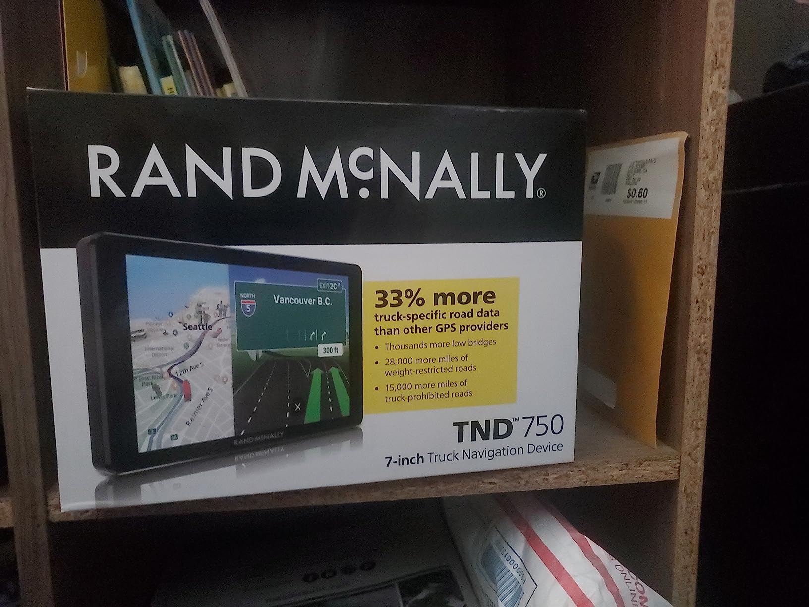 Rand McNally TND 750 7-inch GPS Truck Navigator, Industry's Best Custom Trucking Routes, Rand Navigation 2.0 customer photo 2