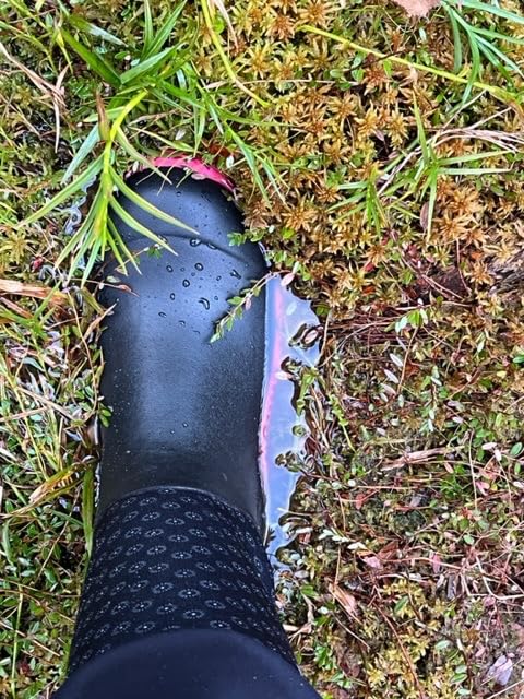 HISEA Women's Mid-Calf Neoprene Rain Boots Roll Down Rubber Shoes customer photo 2