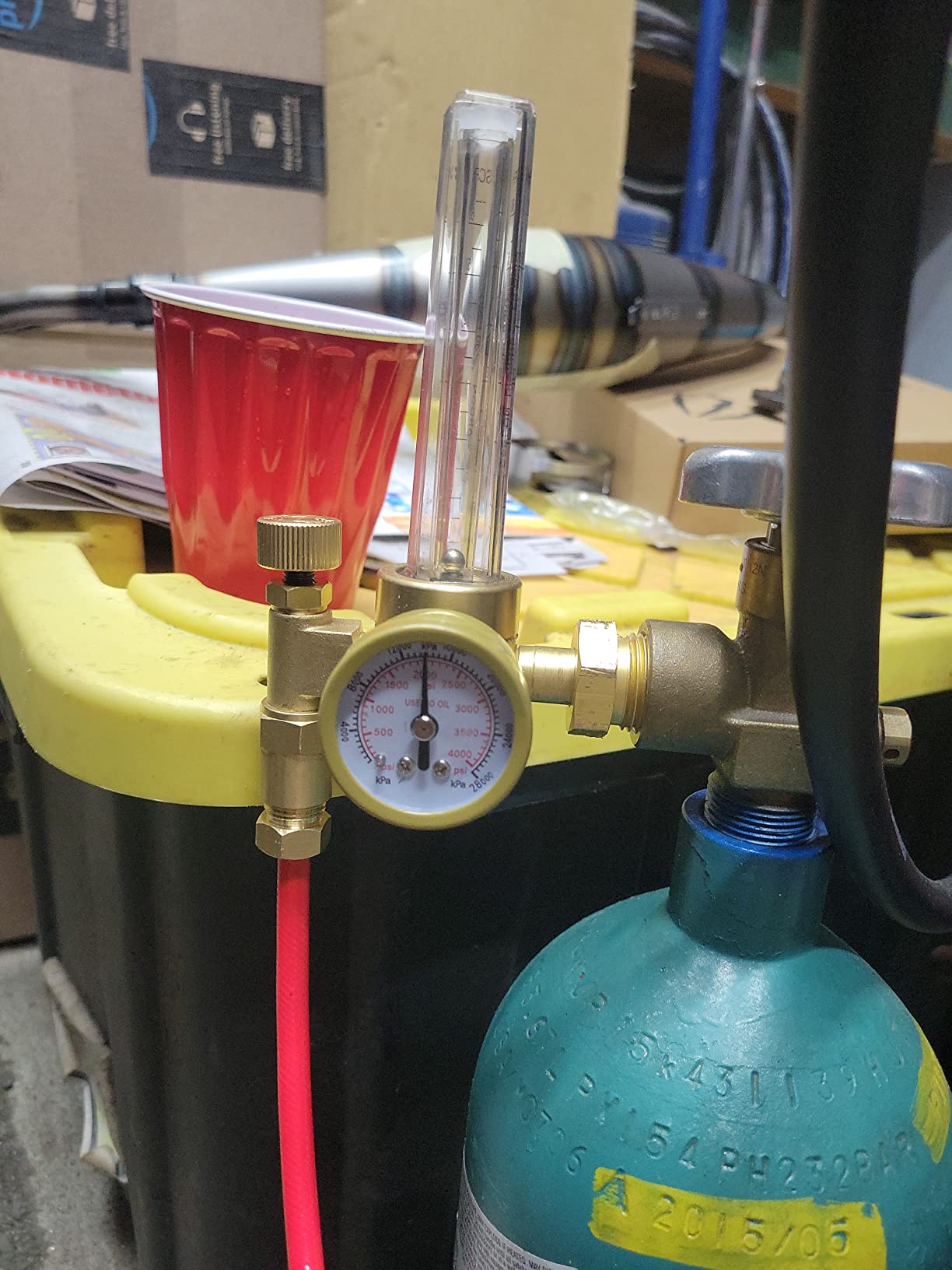 YESWELDER TIG Torch, TIG Welding Torch WP-17V 13 ft 150A 10-25mm² Air customer photo 2
