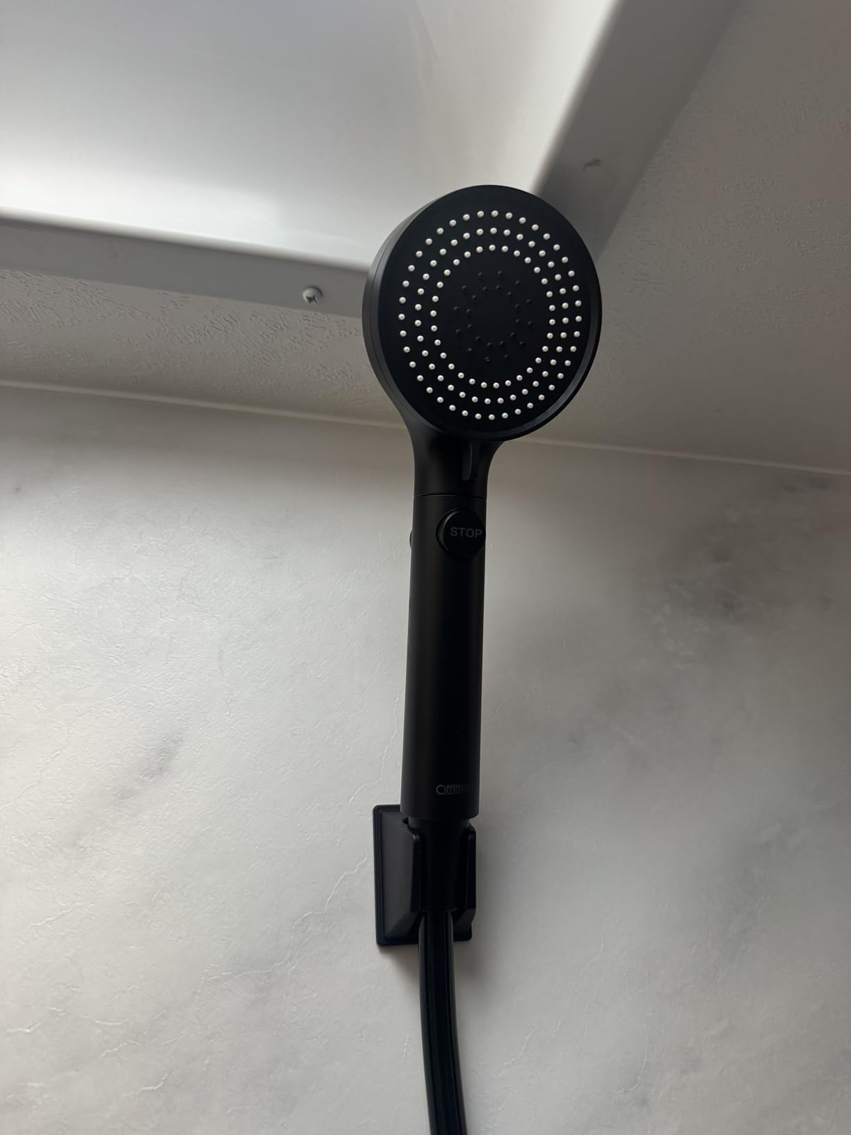 RV Shower Head with Hose, High Pressure Shower Head with Handheld On Off Switch, Travel Trailer, Motorhome and Boat and Camper Must Have RV Accessories Replacement Part, Matte Black customer photo 2