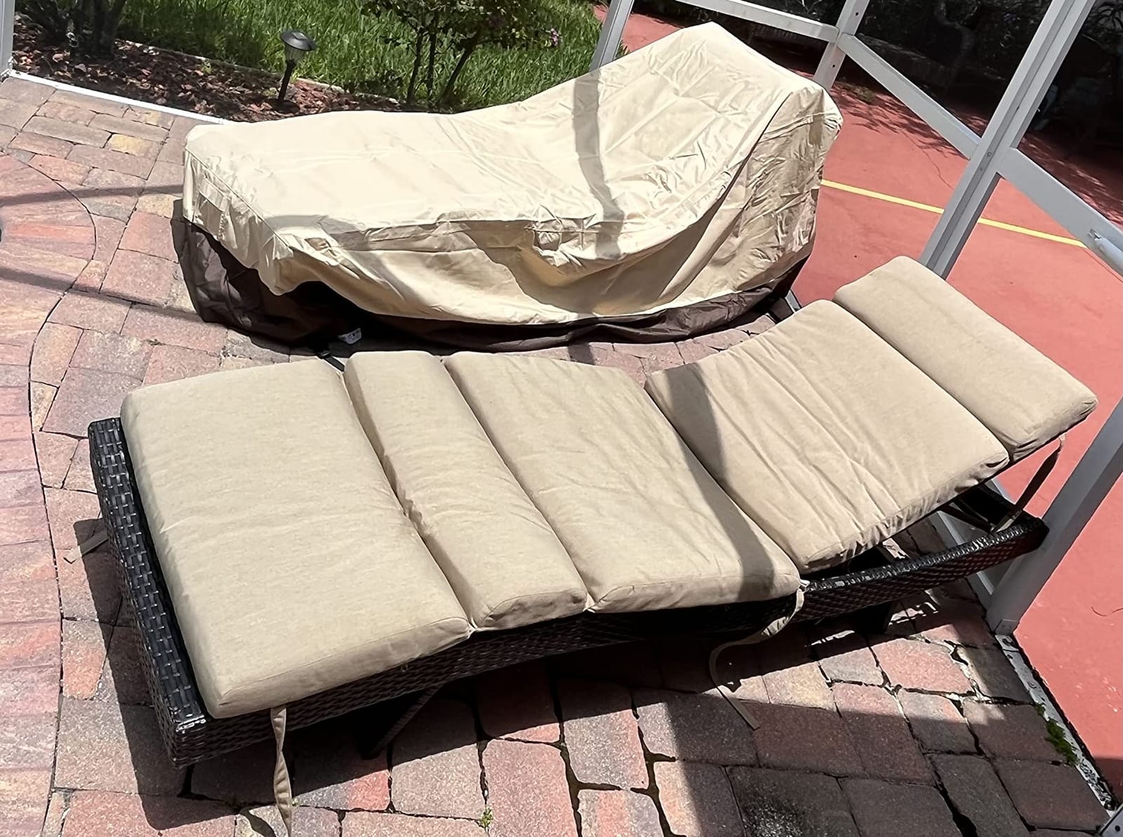 Vailge Patio Chaise Lounge Cover & Outdoor Furniture Covers Waterproof customer photo 2
