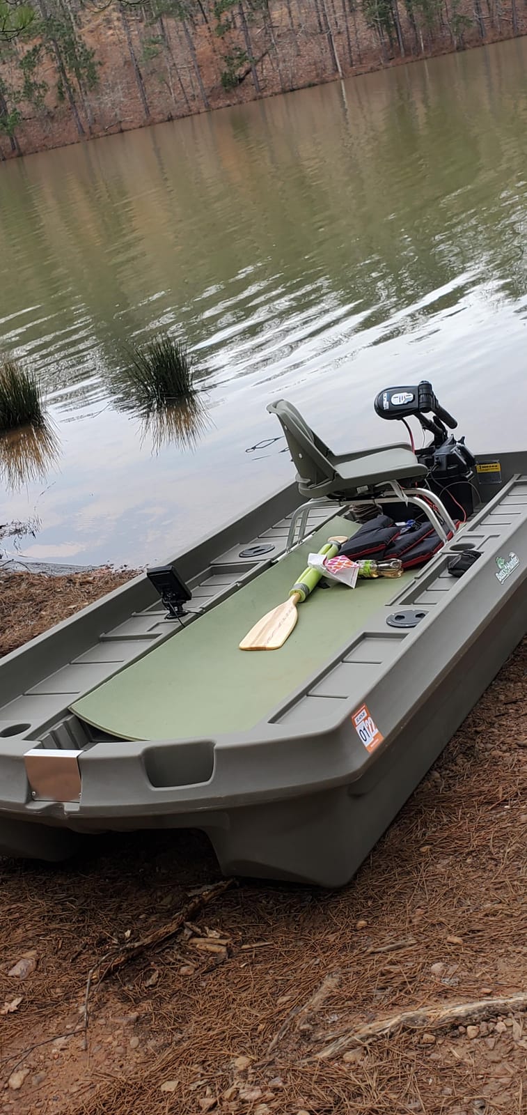 AQUOS Haswing 12V 65lbs 35.5in Brushless Transom Trolling Motor customer photo 1