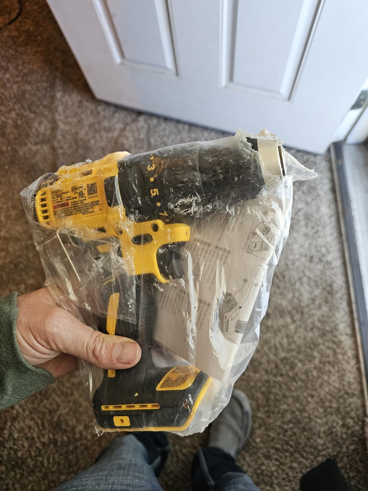 DEWALT 20V MAX* Cordless Drill, 1/2-Inch, Tool Only (DCD777B) customer photo 1