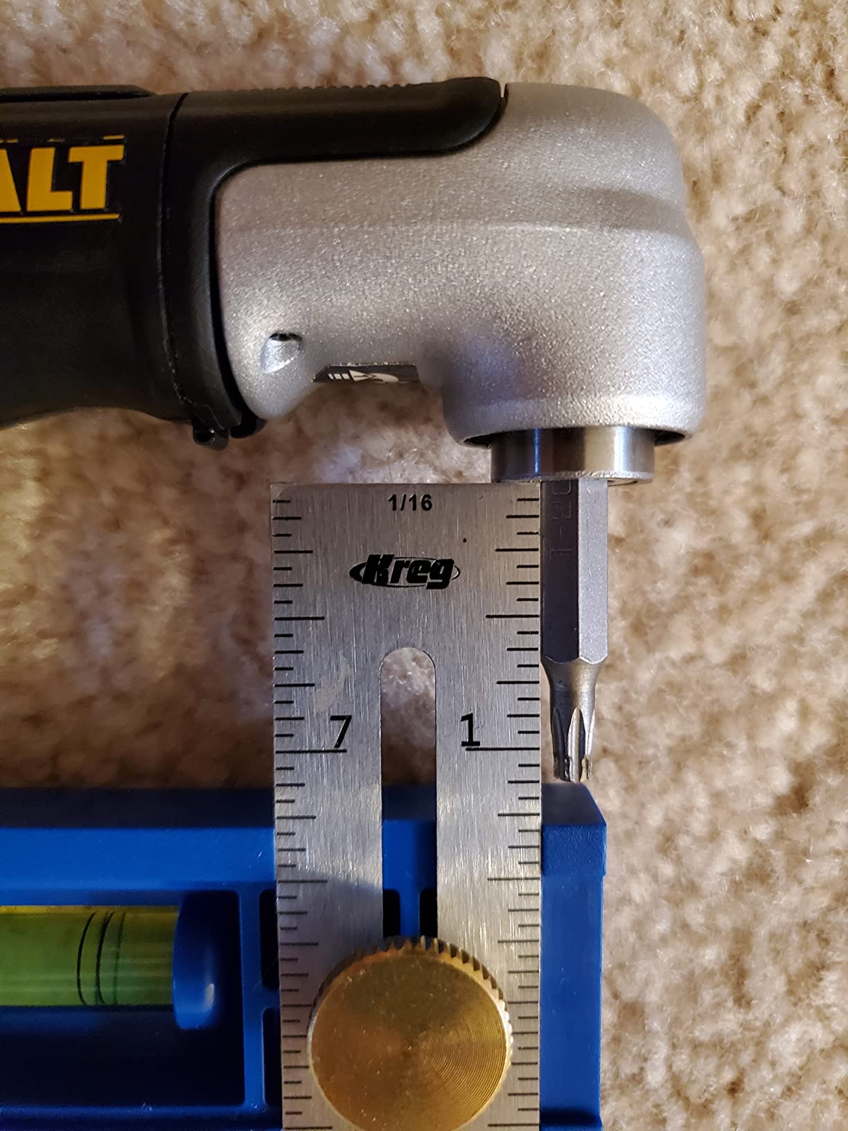 DEWALT Right Angle Drill Attachment, 12 in 90 Degree Drill Adapter, Compact 4-in-1 Modular FLEXTORQ Impact Ready Straight Flexible Shaft (DWAMRASETFT) customer photo 2