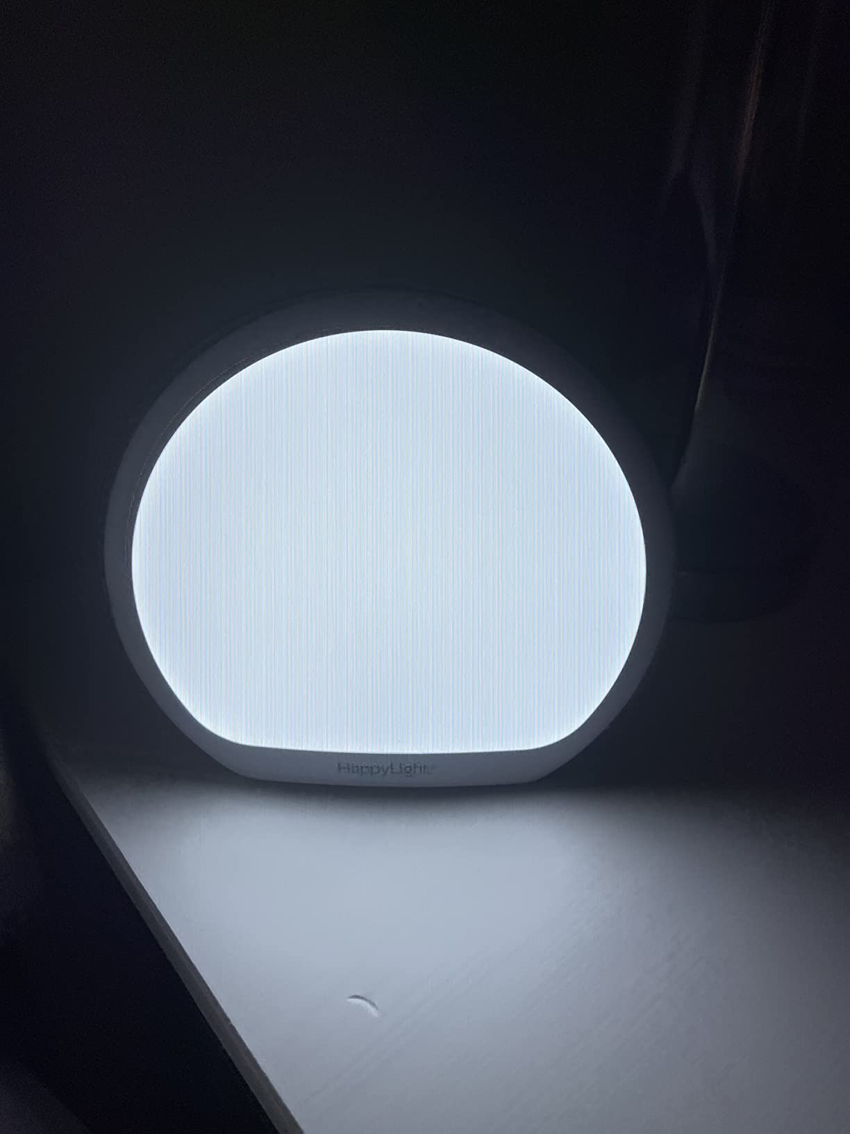 Verilux HappyLight Alba - New Round UV-Free LED Therapy Lamp, Bright White Light with 10,000 Lux, Adjustable Brightness, Color, and Countdown Timer customer photo 2