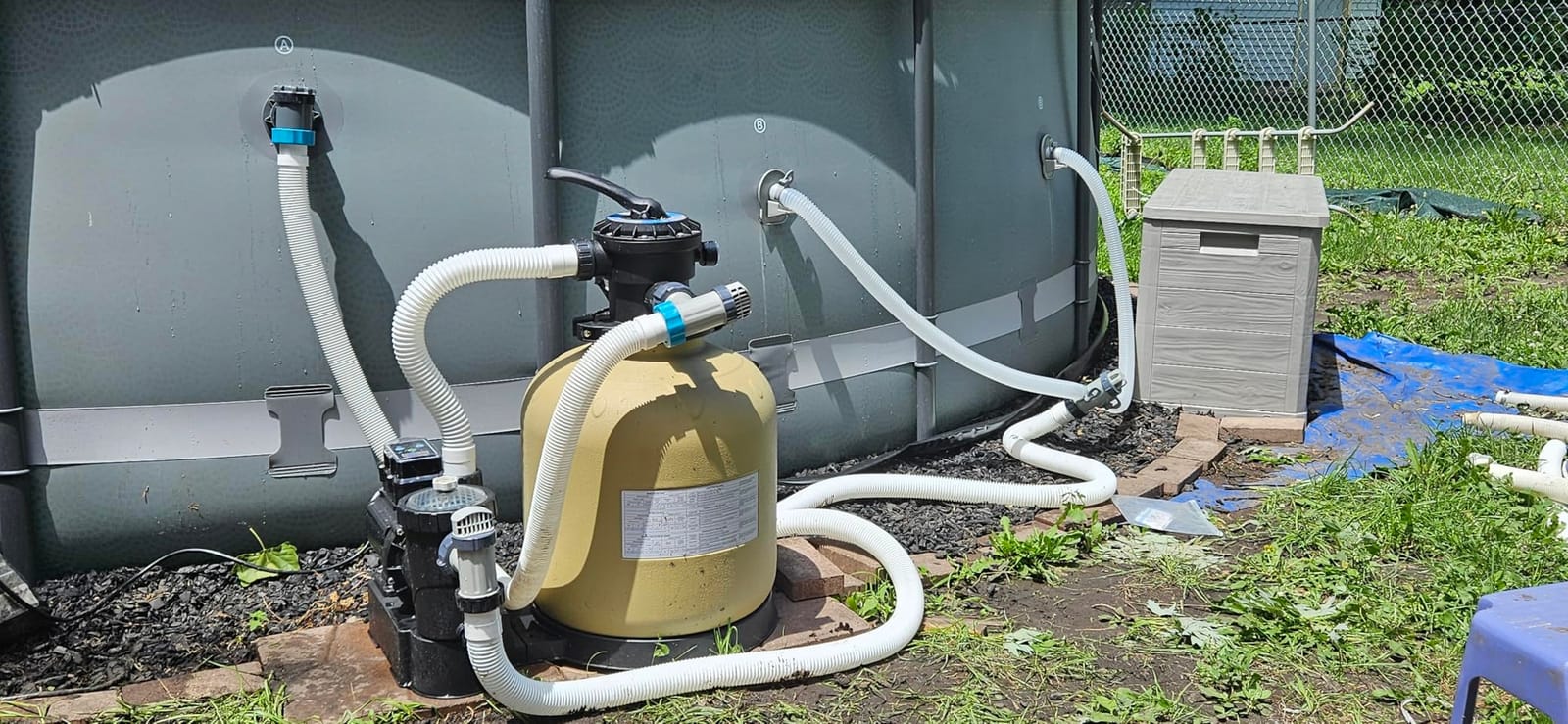 GAME | SandPRO | 0.5HP Above-Ground Pool Filter System | 40 GPM customer photo 2