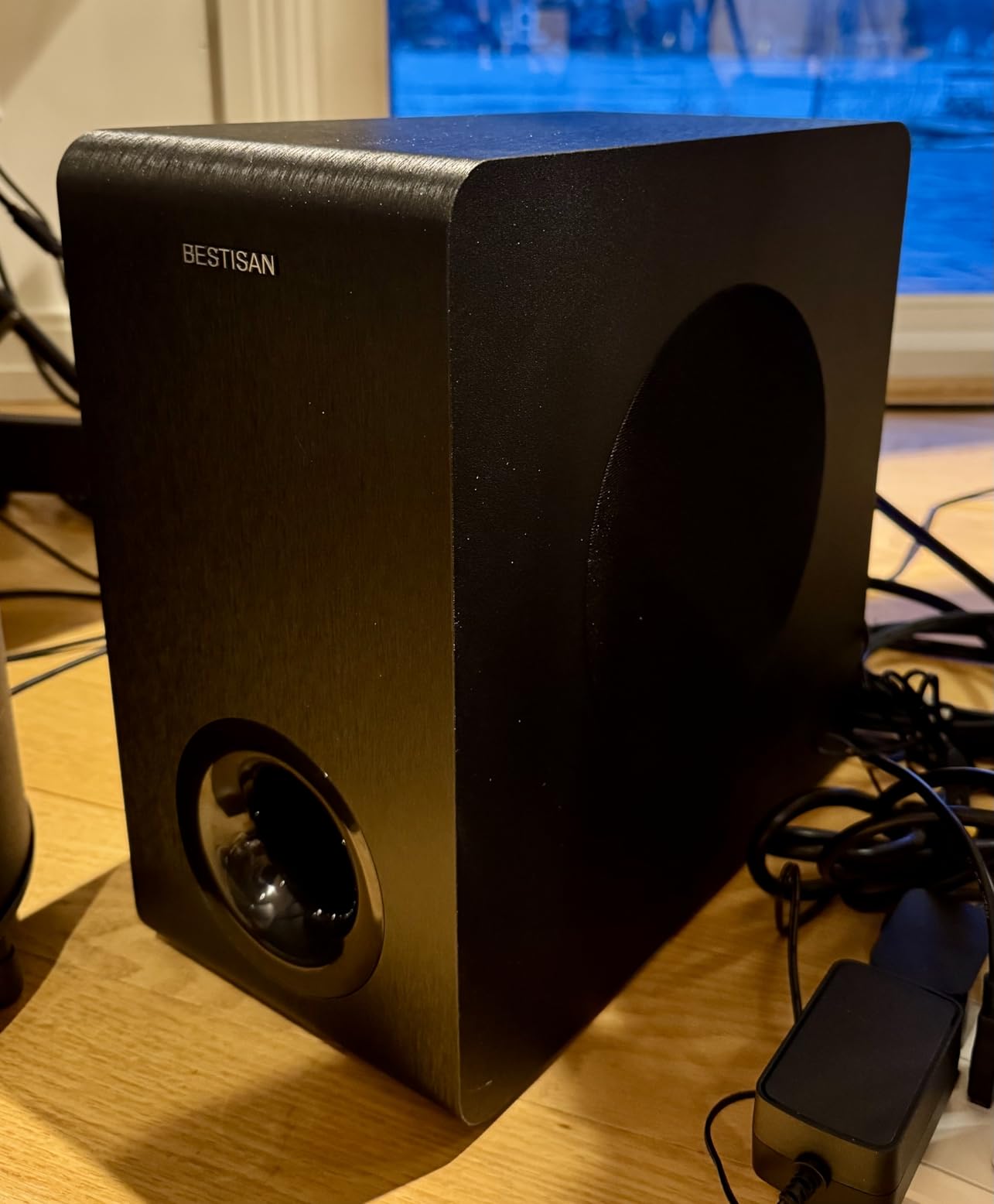 Bestisan Powered Subwoofer Home Audio, Small Subwoofer for Receiver customer photo 1