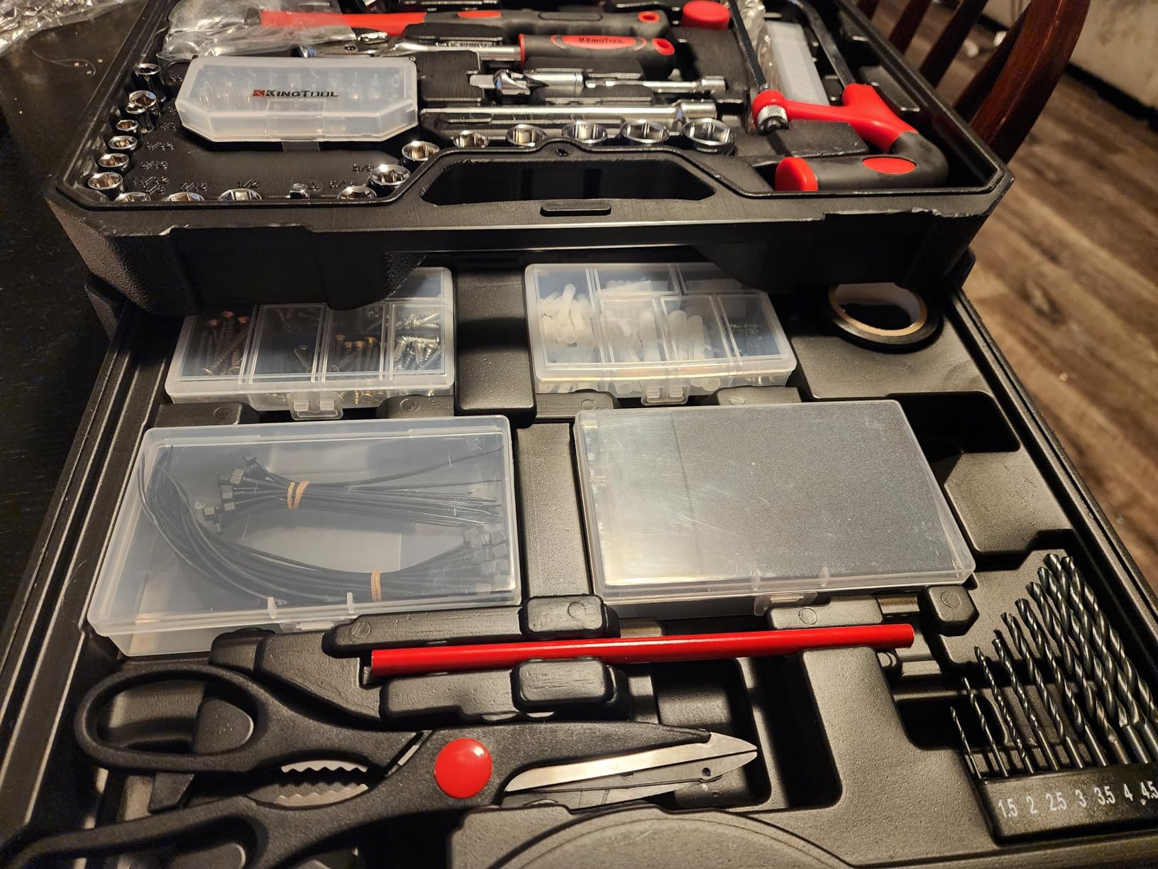 KingTool 325 Piece Home Repair Tool Kit, General Home/Auto Repair Tool Set, Toolbox Storage Case with Drawer, General Household Tool Kit - Perfect for Homeowner, Diyer, Handyman customer photo 1