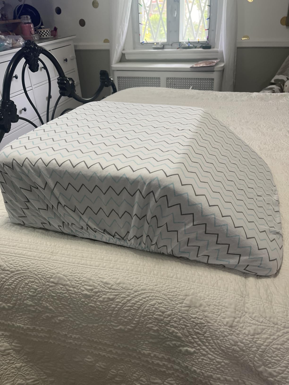 Kolbs Leg Elevation Pillow for After Surgery | Flat Top Bed Wedge Bolster Pillow for Legs | Foot, Knee, Ankle Elevation Post Surgery (Flat Top 7