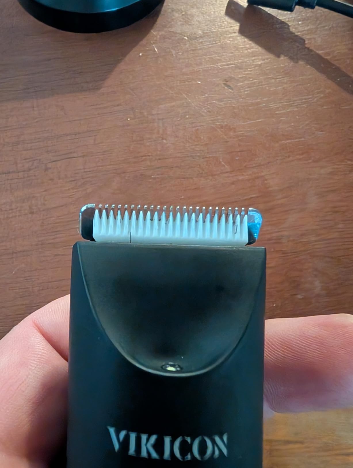 VIKICON Manscape Trimmer for Men, No Nicks Electric Body/Ball/Pubic Shaver customer photo 1