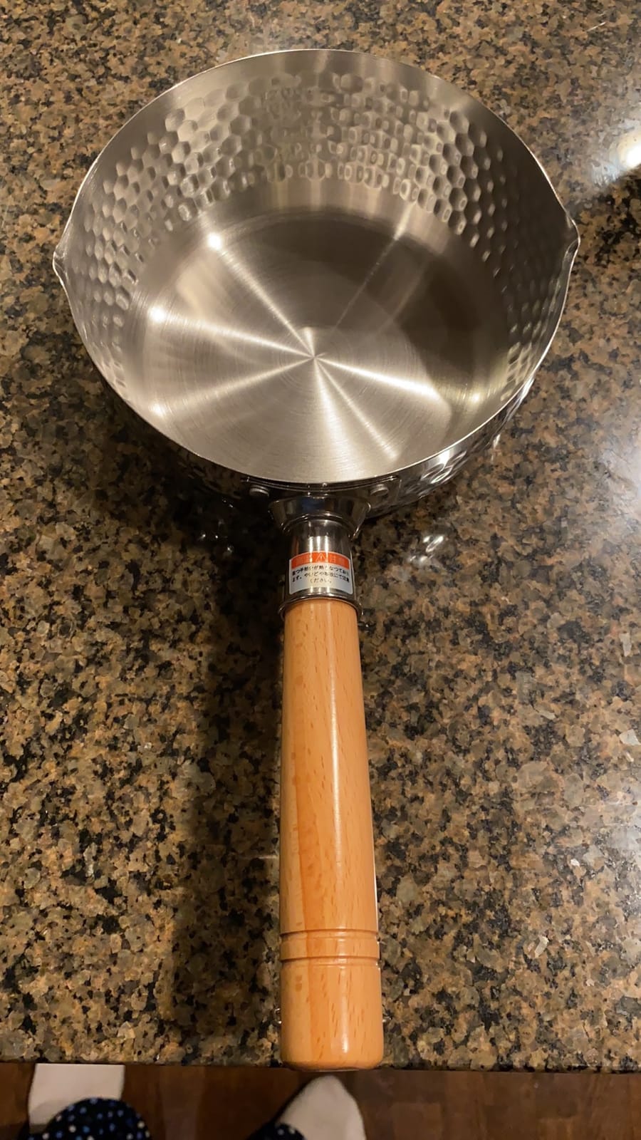 CONCORD 2 Quart Stainless Steel Yukihira Pan. Traditional Japanese Saucepan with Wood Handle. Great for Ramen, Tempura, Milk, etc. customer photo 1