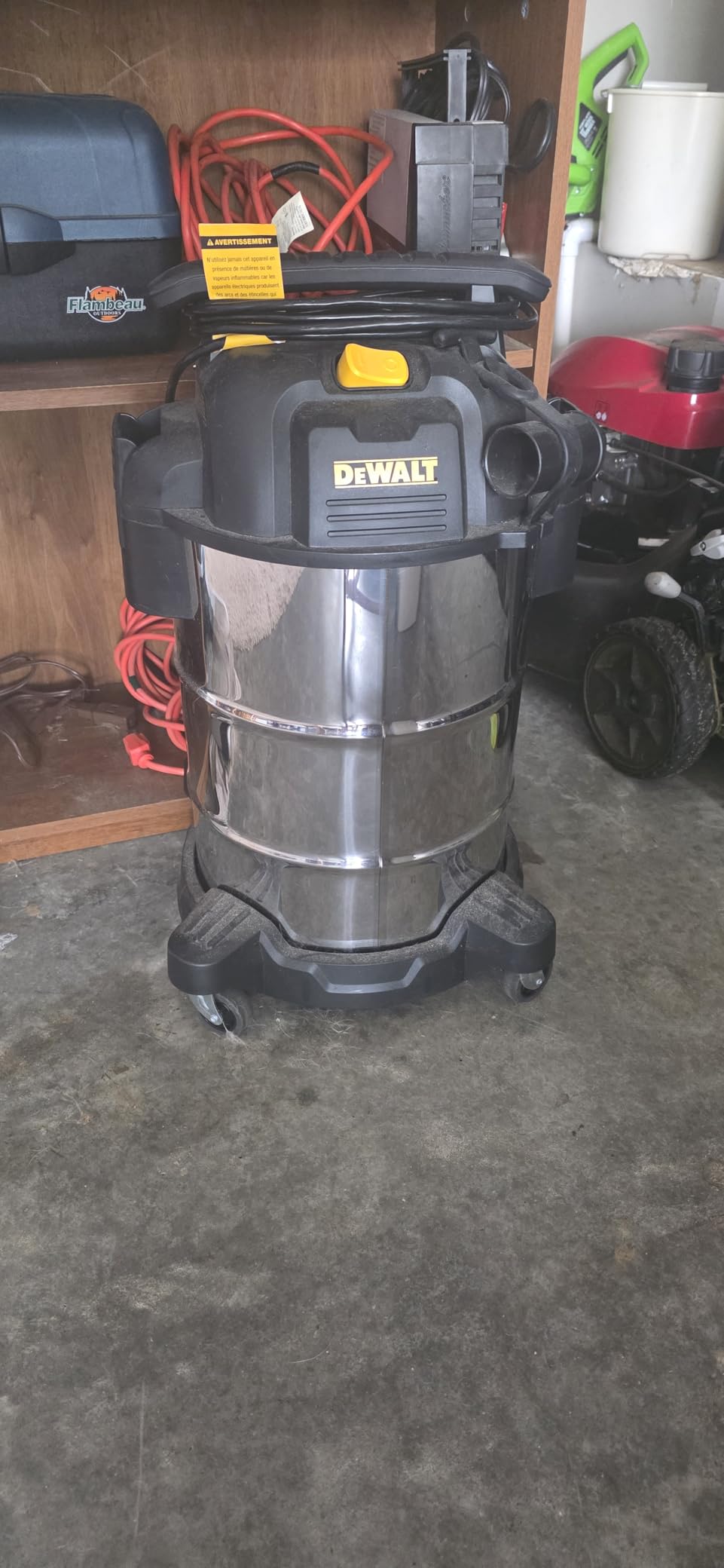 DEWALT DXV08S 8 Gallon 5 Peak HP Shop Vacuum Wet and Dry with Blower | Heavy Duty Shop Vac, Stainless Steel Tank, for Jobsite, Workbench and Garage customer photo 1