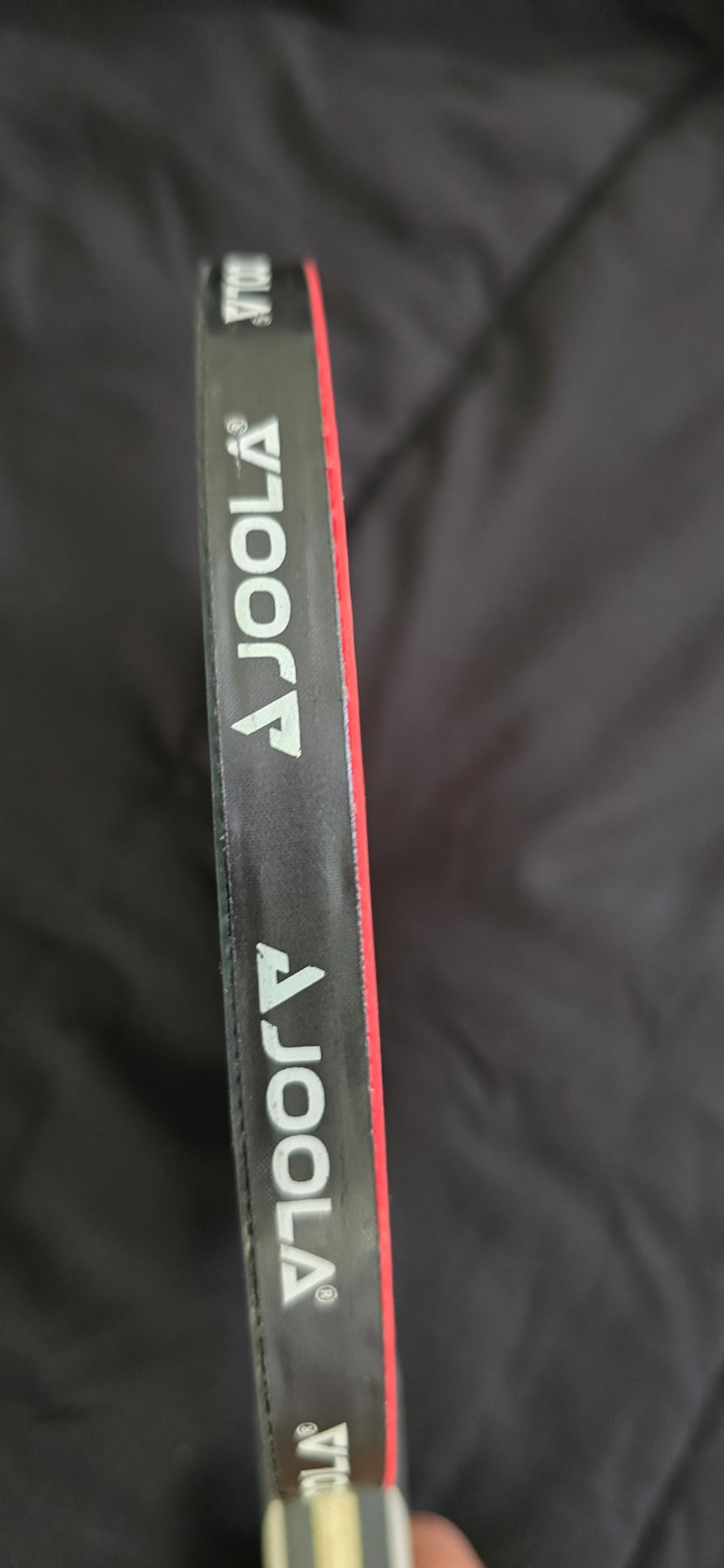 JOOLA Carbon X Pro Performance Ping Pong Paddle - Ergonomic Grip Handle & Pro Friction Technology - ITTF Approved - Ping Pong Racket for Advanced Control & Speed - Table Tennis Racket - Red customer photo 1