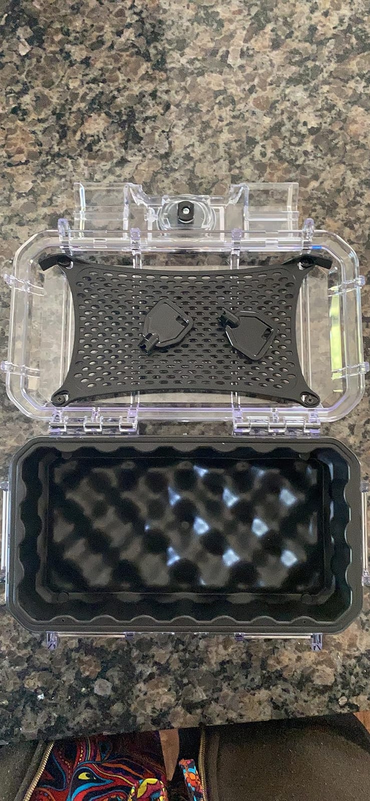 Evergreen 56 Dry Box - EDC Tough Protective Case USA Made for Cameras, Phones, Camping, Fishing, Hiking, Water Sports (Clear) customer photo 2