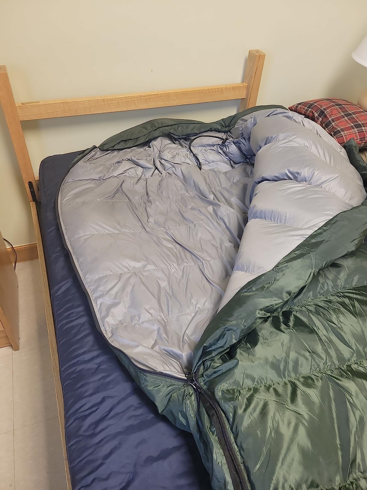 AKMAX Down Mummy Sleeping Bag -13°F Cold Weather Camping Backpacking customer photo 2