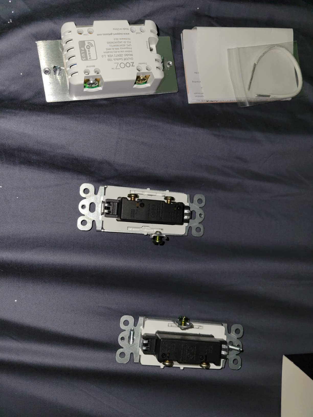 Zooz 800 Series Z-Wave Long Range On/Off Switch ZEN71 800LR, White | Direct 3-Way (No Add-On Switch Needed) | Z-Wave Hub Required customer photo 2