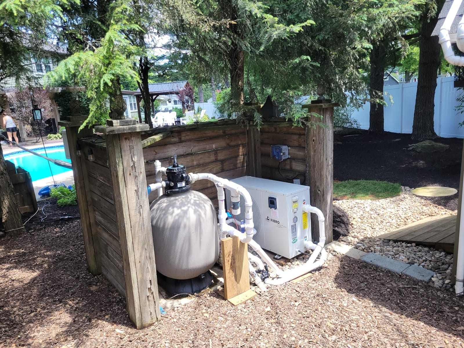 FibroPool FH270 70,000 BTU Pool Heat Pump - COP 5.77, 240V, 15,000 Gal customer photo 2