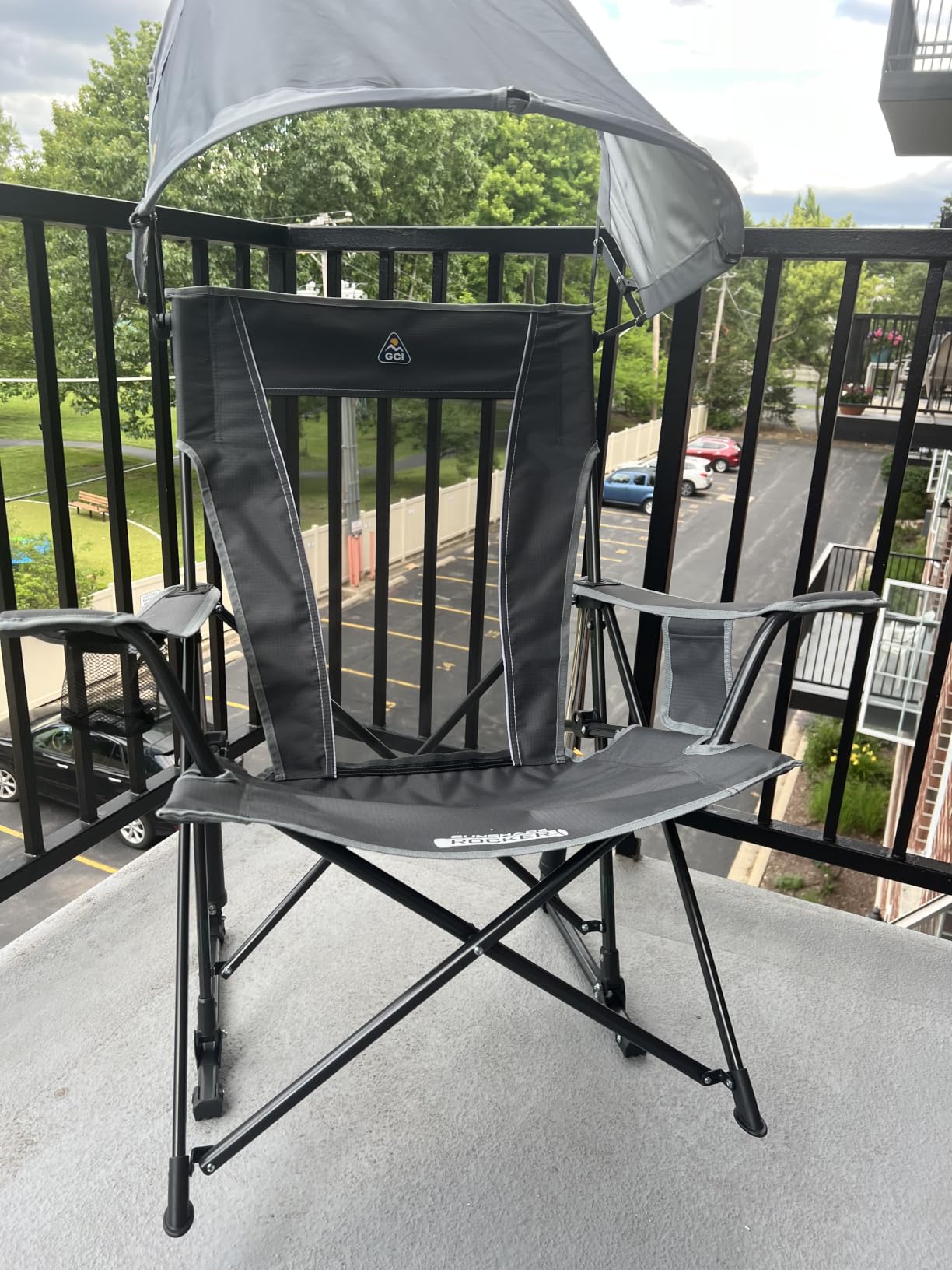 GCI Outdoor Sunshade Rocker Outdoor Rocking Chair with Canopy customer photo 2