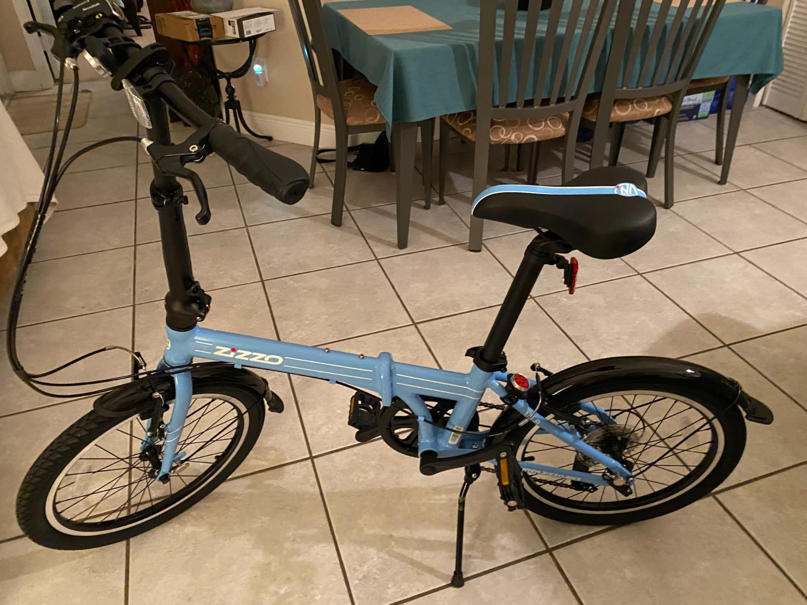 ZiZZO Via 20” Folding Bike-Lightweight Aluminum Frame Genuine Shimano 7-Speed 26lb customer photo 2