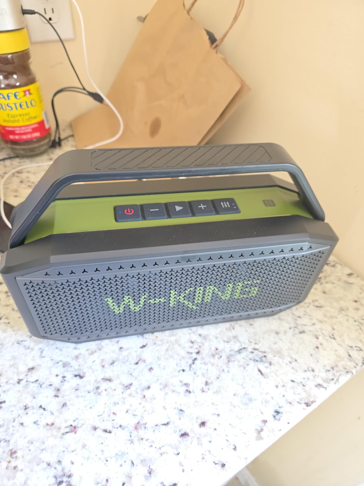 W-KING Bluetooth Speaker 100W Max IPX7 Waterproof Outdoor Portable Loud | 108dB Large Rugged Floating Wireless Boombox Beach Pool Camping Essentials, 60W Deep Bass Radiator EQ, 40H, 2 Pairing, TF AUX customer photo 1