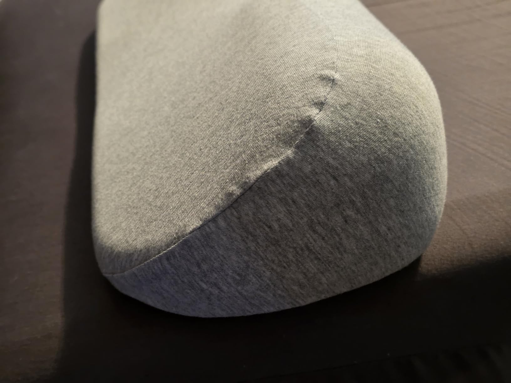 Cervical Neck Pillows for Pain Relief Sleeping, Memory Foam Neck Bolster Pillow for Stiff Pain Relief, Neck Support Pillow Neck Roll Pillow for Bed Pillow (Light Grey) customer photo 2