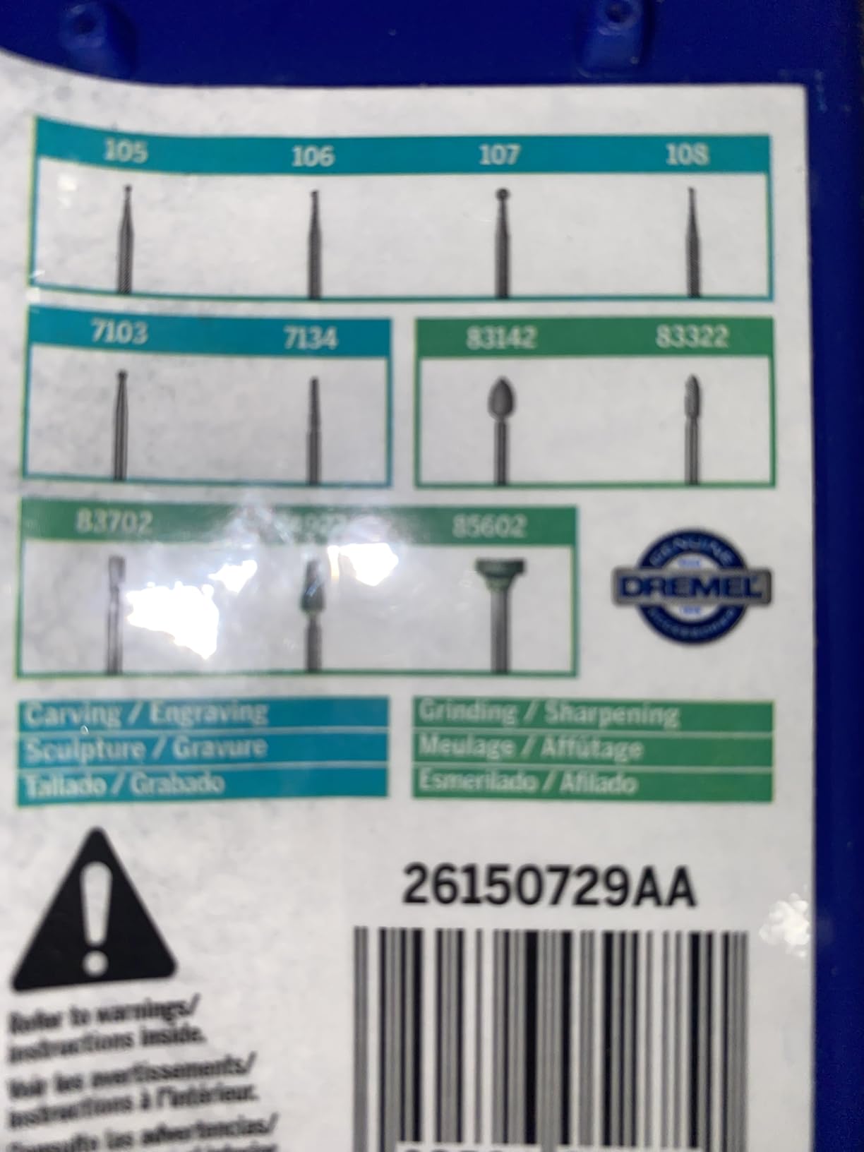 Dremel 729-01 11 Piece Carving & Engraving Rotary Tool Accessory Kit customer photo 2