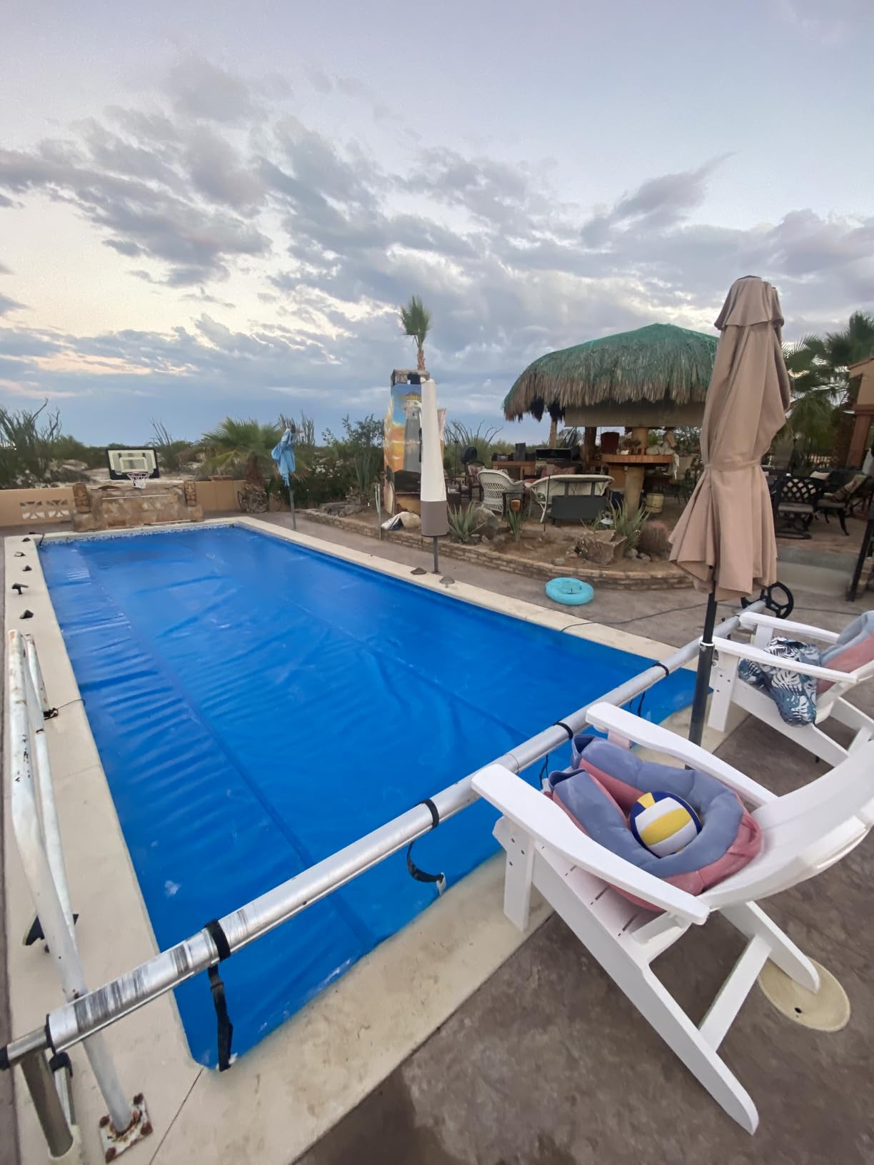 BigXwell Heavy-Duty Solar Pool Cover 18ft Round - 16Mil Blue | Round for Large Above Ground Pools, Heat-Retaining, Cuts Evaporation 95%, Blocks Leaves & Debris, Easy On & Off customer photo 2
