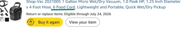 Shop-Vac 2021005 1 Gallon 1.0 Peak HP Micro Wet/Dry Vac customer photo 2
