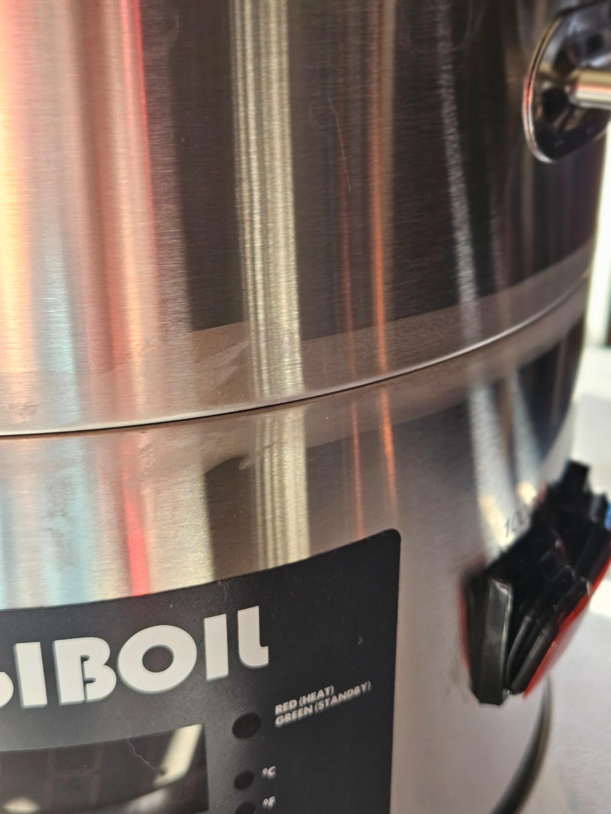 KegLand DigiBoil Electric Kettle - 35 Liters / 9.25 Gallons (110V), 1500W Power, Digital Temperature Control, Stainless Steel, Beer Brewing Machine, Water Heater, Compatible for Distillation(BE501) customer photo 1