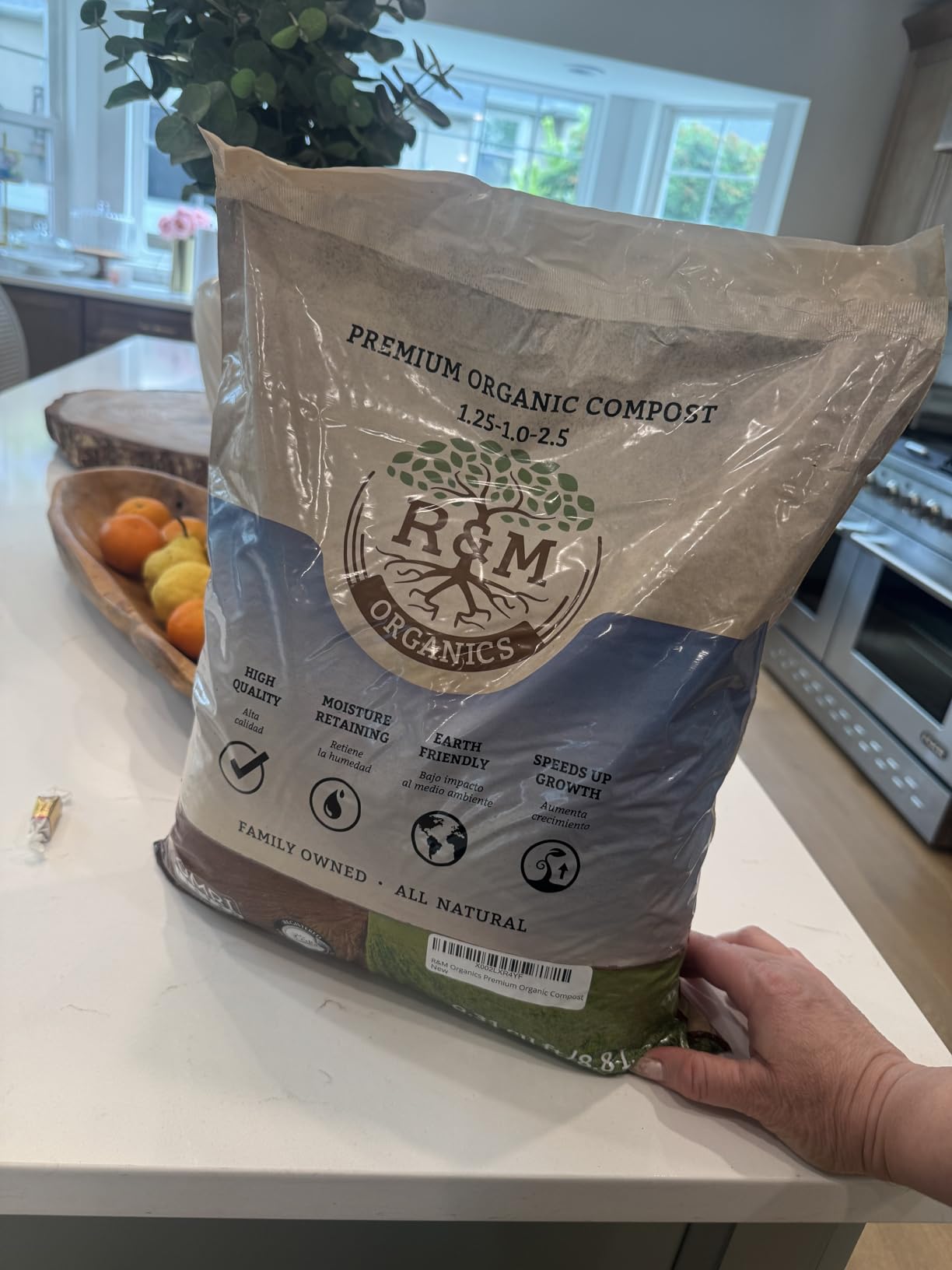 R&M Organics Compost Soil Amendment Fertilizer for Garden Plants & Lawns customer photo 2