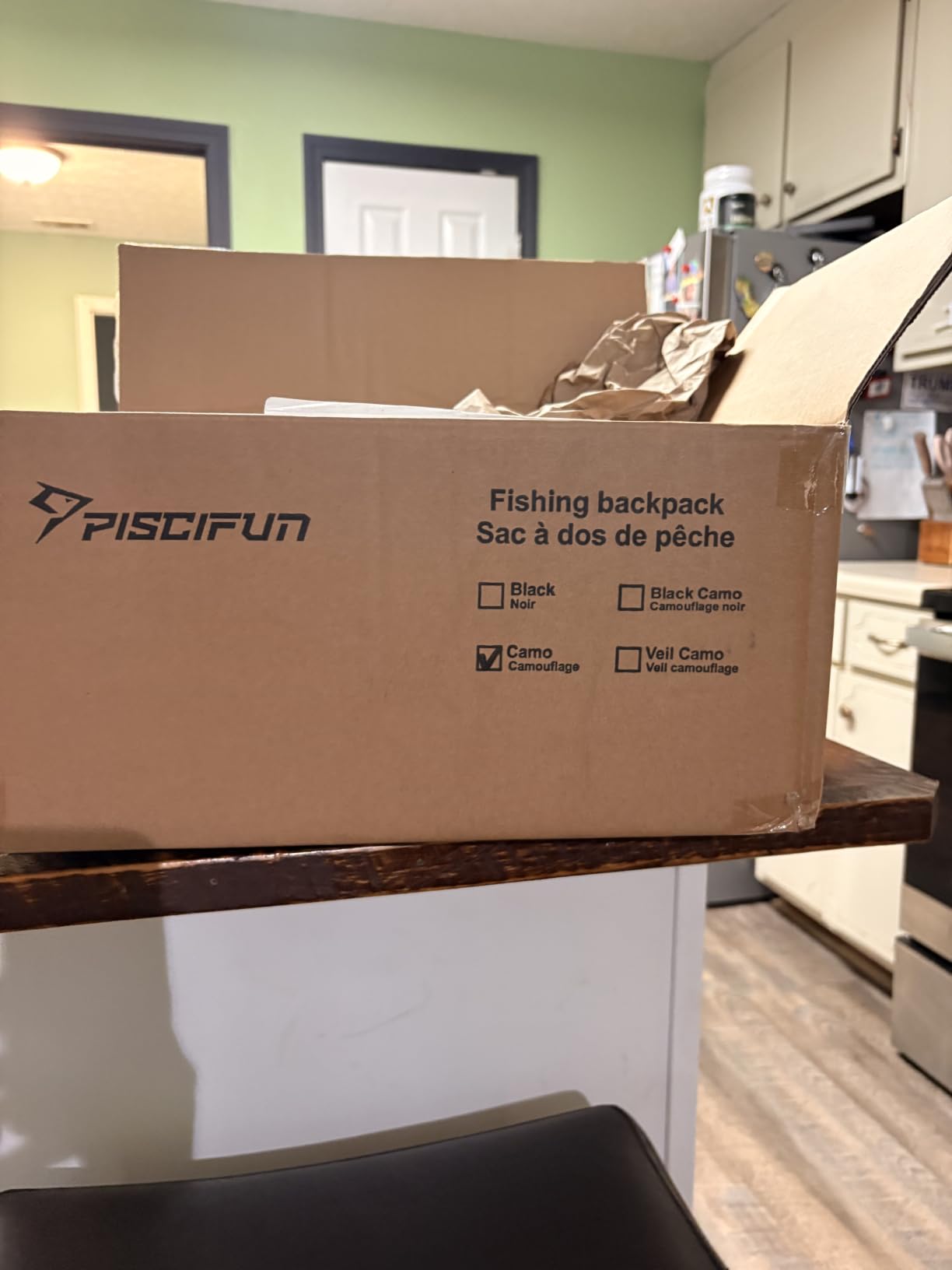 Piscifun Fishing Tackle Backpack, 42L Rod & Box Carrier, Waterproof customer photo 2