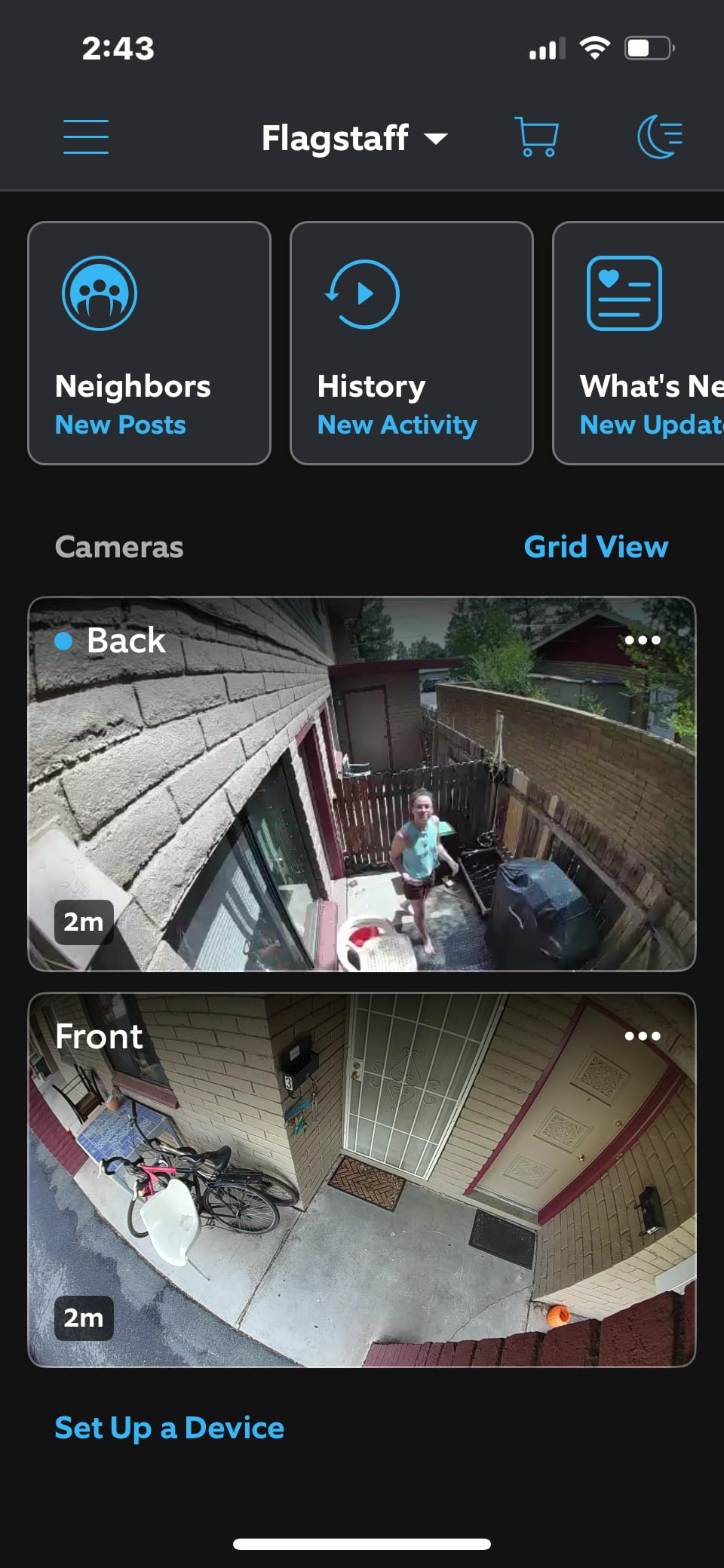 Ring Spotlight Cam Plus, Battery, Home or business security with HD video, Two-Way Talk, Color Night Vision, and Security Siren, Black customer photo 2