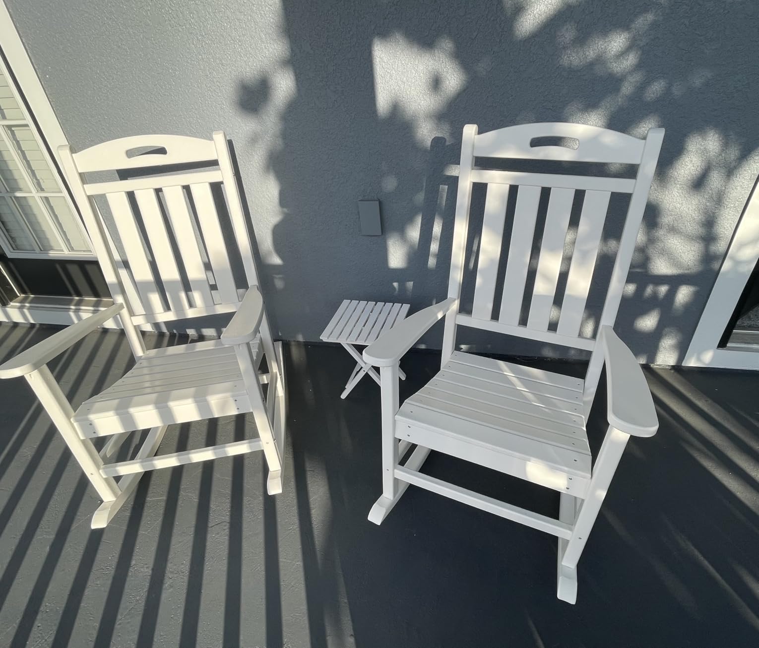 Oversized Outdoor Rocking Chair, HDPE Plastic High Back Rocking Chairs customer photo 2