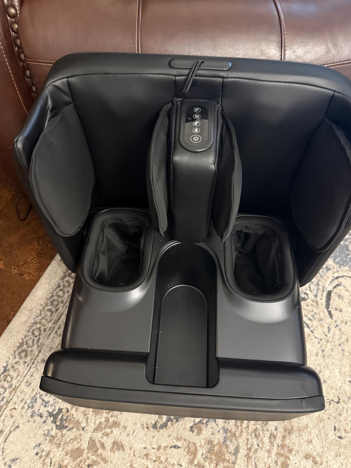 COMFIER Shiatsu Foot & Calf Massager with Heat,2 in 1 Ottoman,FSA Eligible customer photo 2