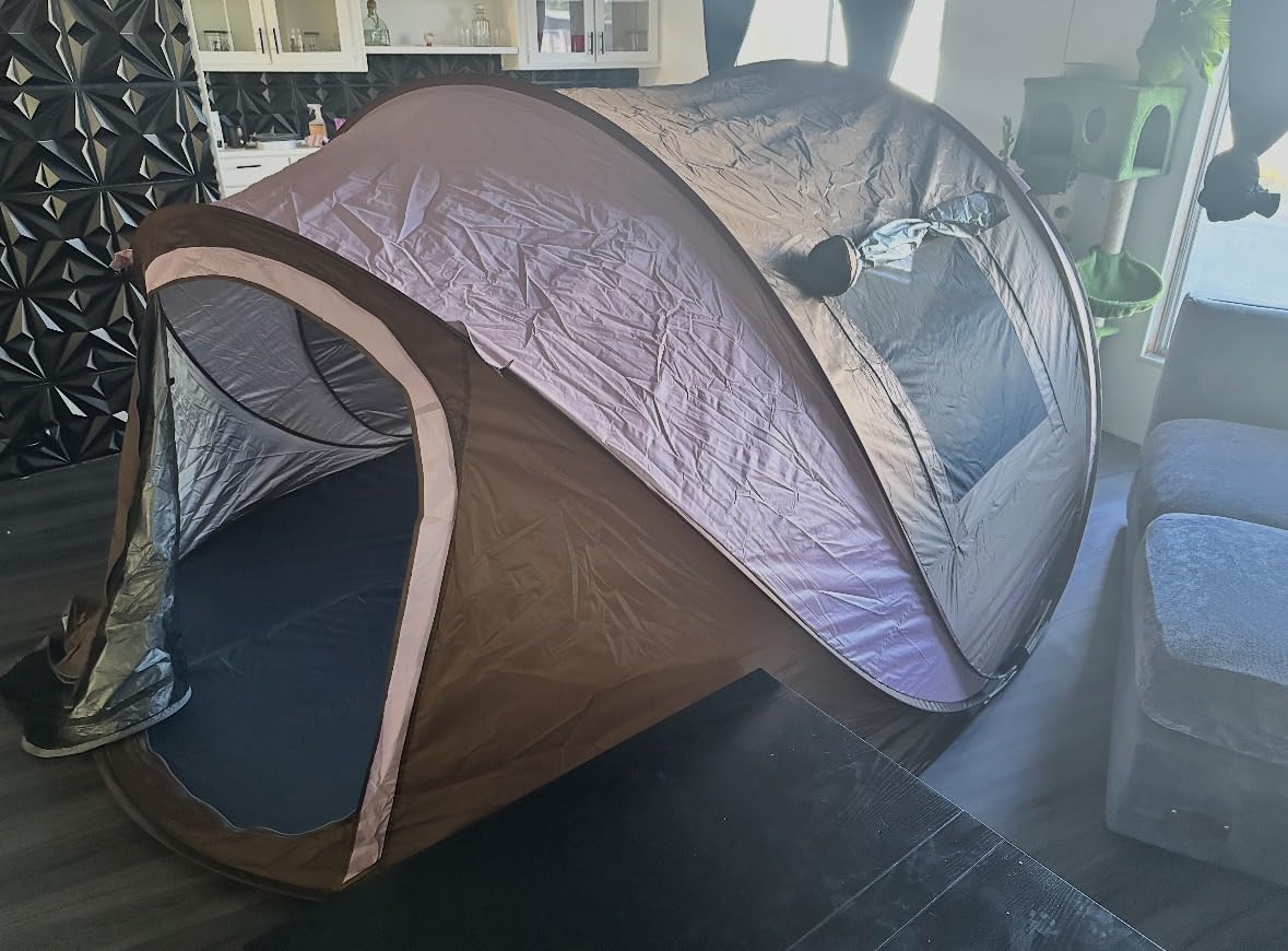 EchoSmile Instant Pop Up Camping Tent, 2/4/6 Person Easy Setup Tent customer photo 1