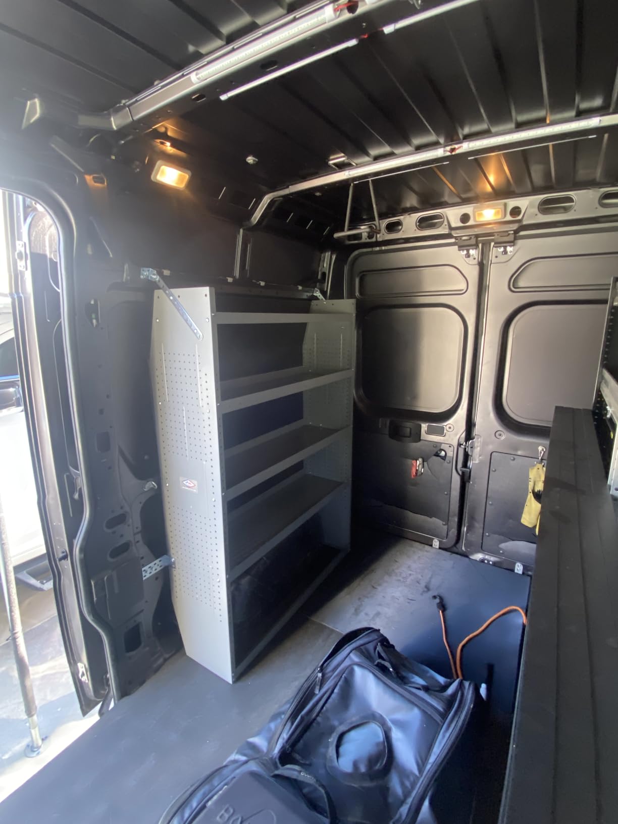 AA Products SH-6004 Steel Mid/High Roof Van Shelving Storage System | Fits Transit, NV, Promaster and Sprinter, 42''W x 60''H x 13''D customer photo 1