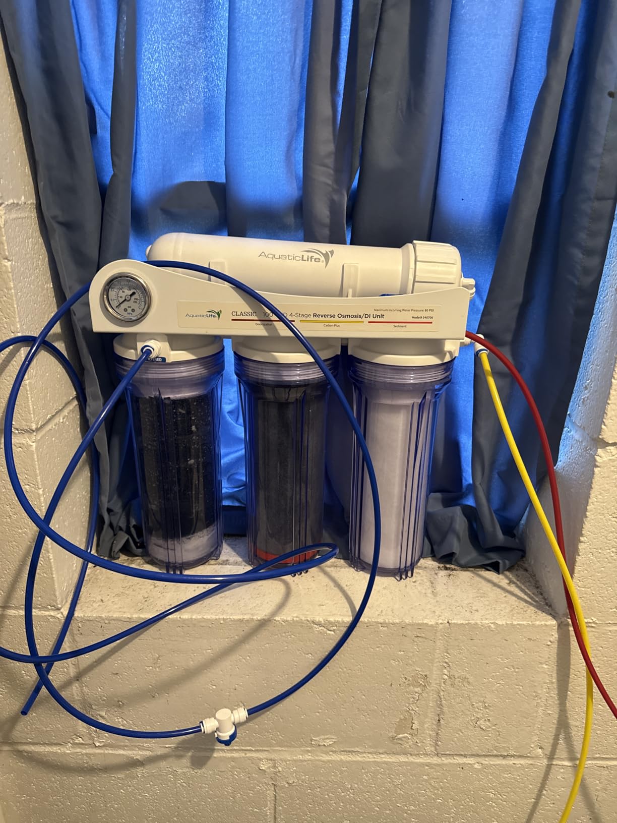 AquaticLife 4-Stage RO/DI Filter with Carbon Plus, 100 GPD customer photo 2