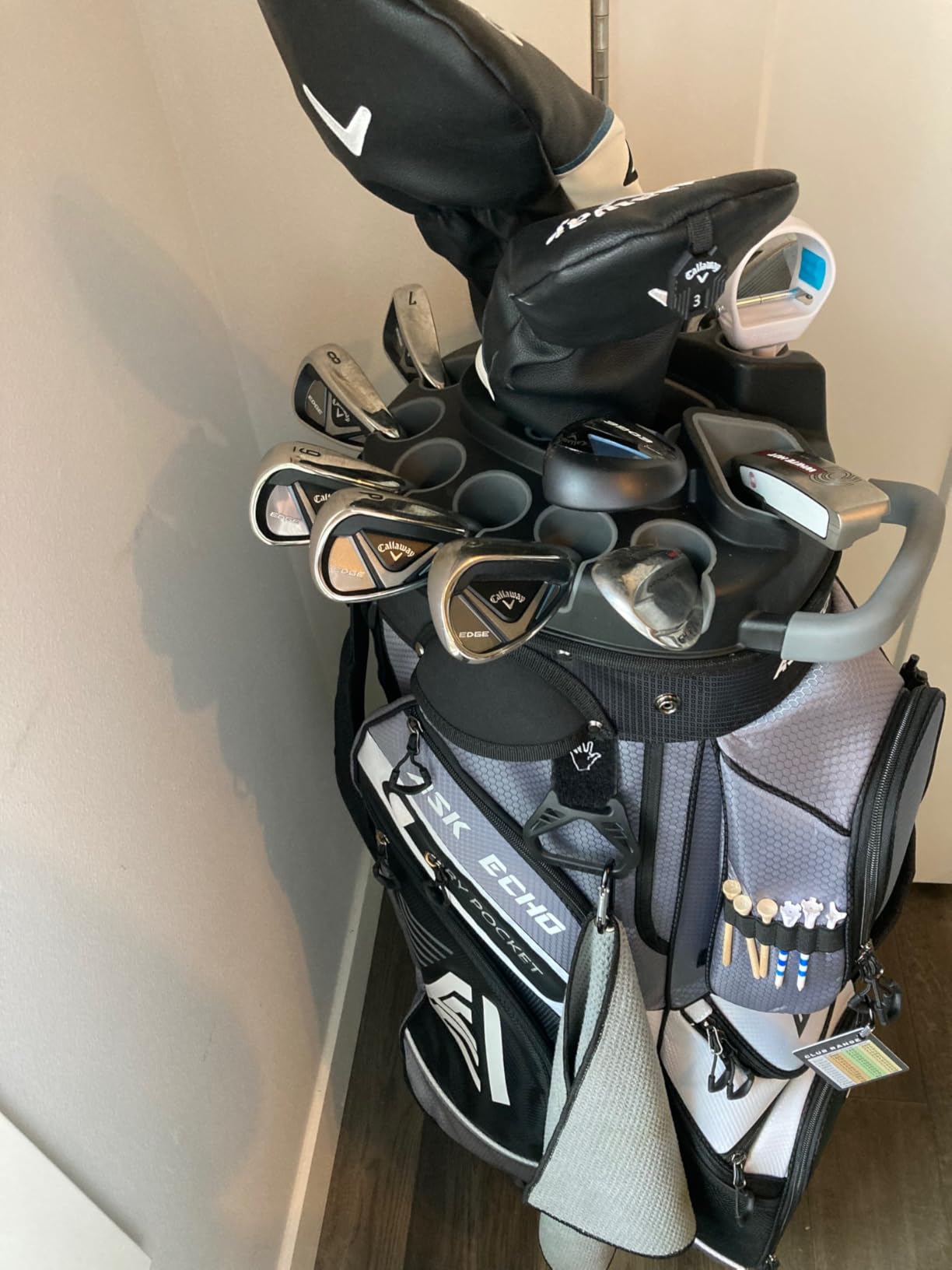 ASK ECHO T-Lock Golf Cart Bag, Quiet 14-Way Full-Length Divider customer photo 2