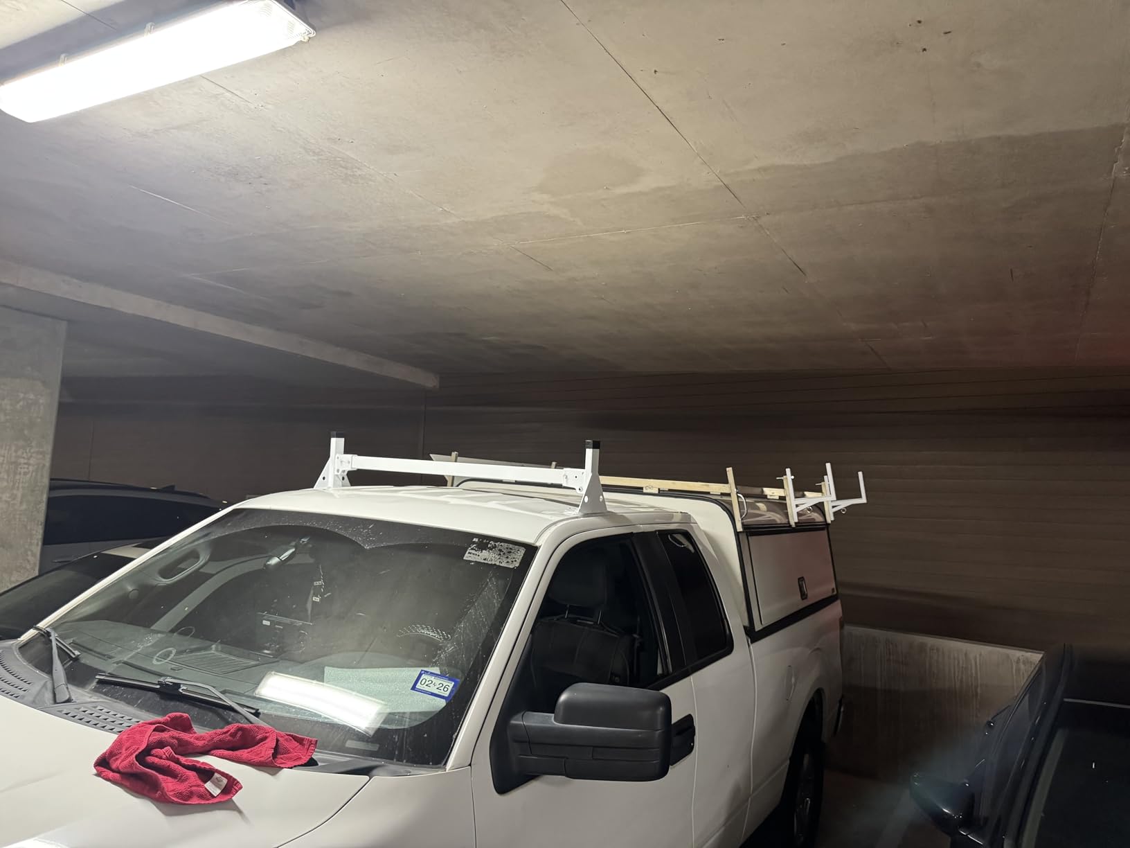 MELIPRON Van Roof Ladder Rack Fit for Ford Transit, 800 lbs Capacity | Fit for 2015-2026 Ford Transit 150/250/350 Low/Mid/High Roof, No-Drill Steel Rack, Corrosion Resistant, Ideal for contractors customer photo 1