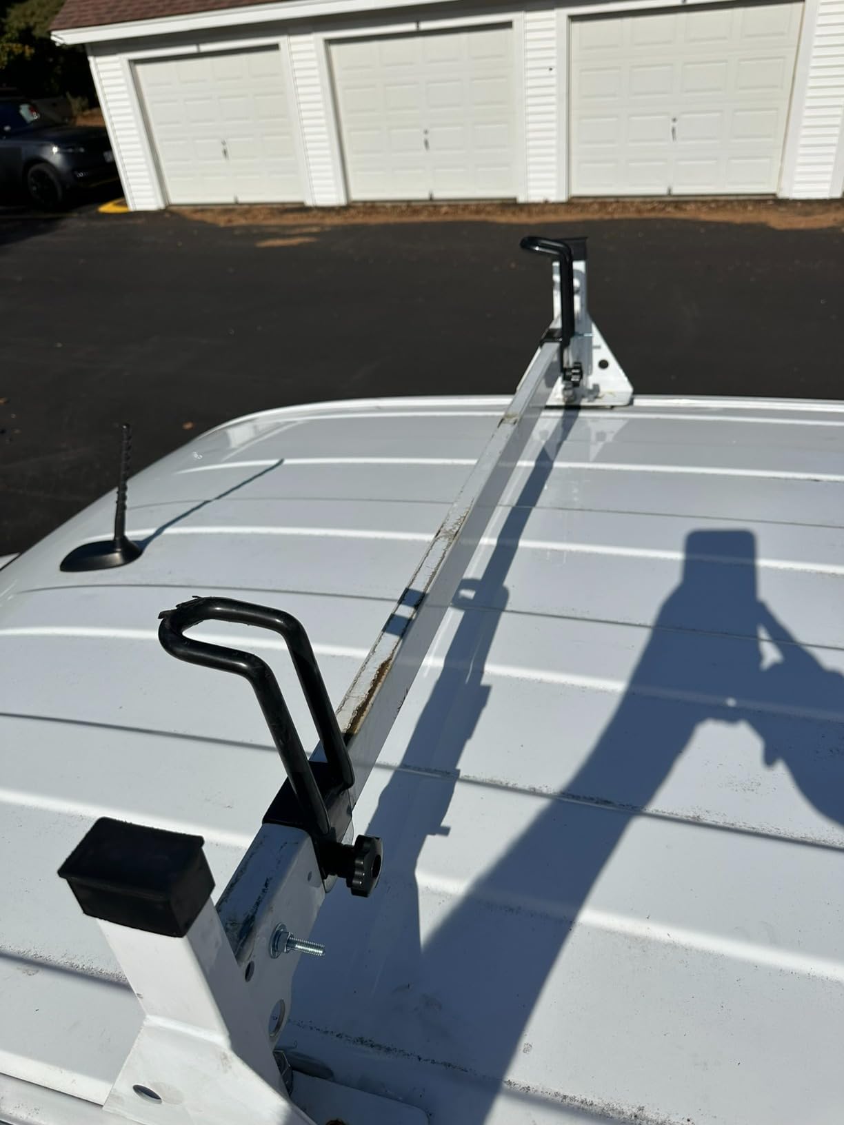 MELIPRON Van Roof Ladder Rack Fit for Ford Transit, 800 lbs Capacity | Fit for 2015-2026 Ford Transit 150/250/350 Low/Mid/High Roof, No-Drill Steel Rack, Corrosion Resistant, Ideal for contractors customer photo 2