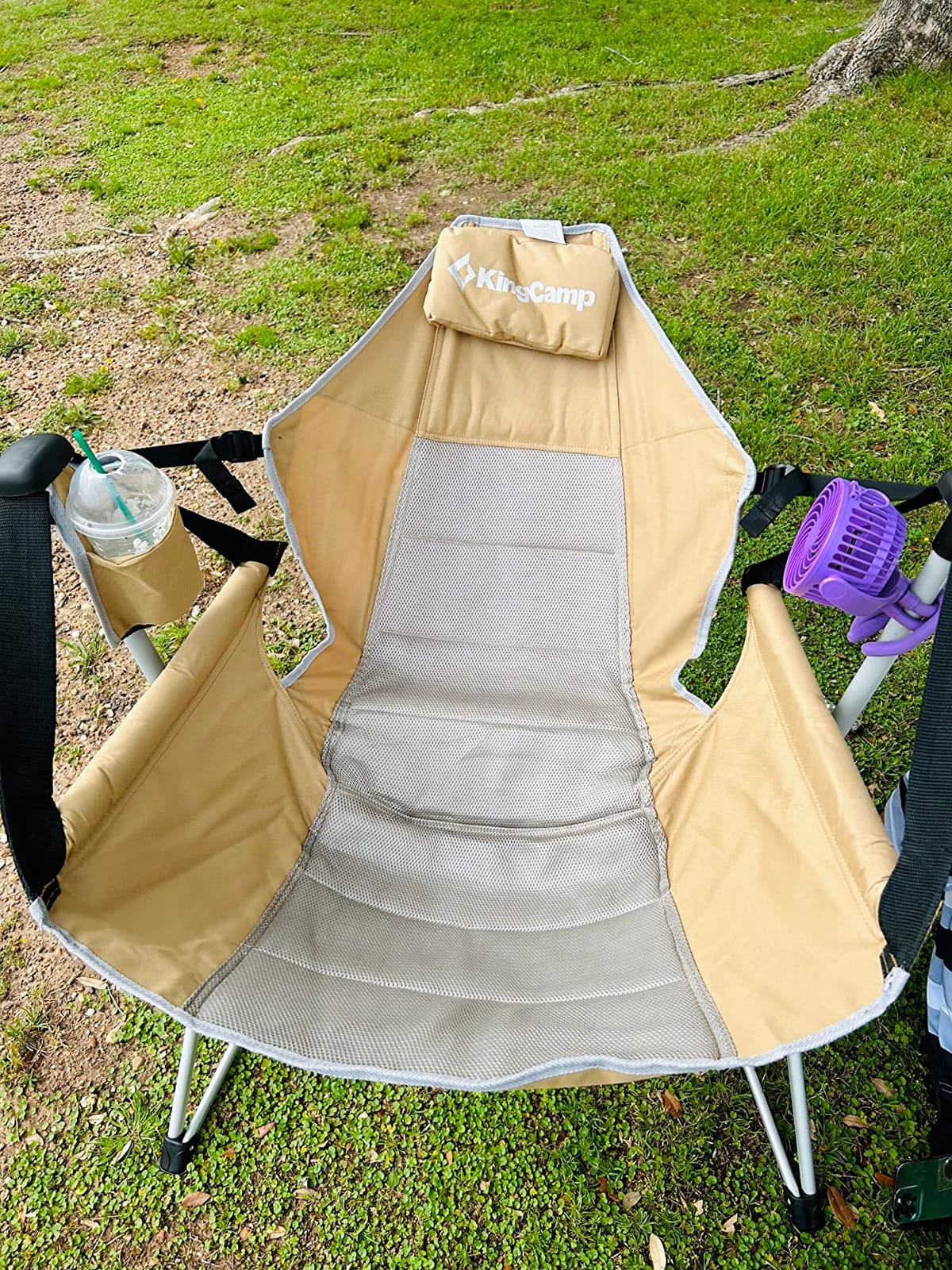 KingCamp Hammock Camping Chair, 400lbs Heavy Duty Swing Chairs for Adults customer photo 2