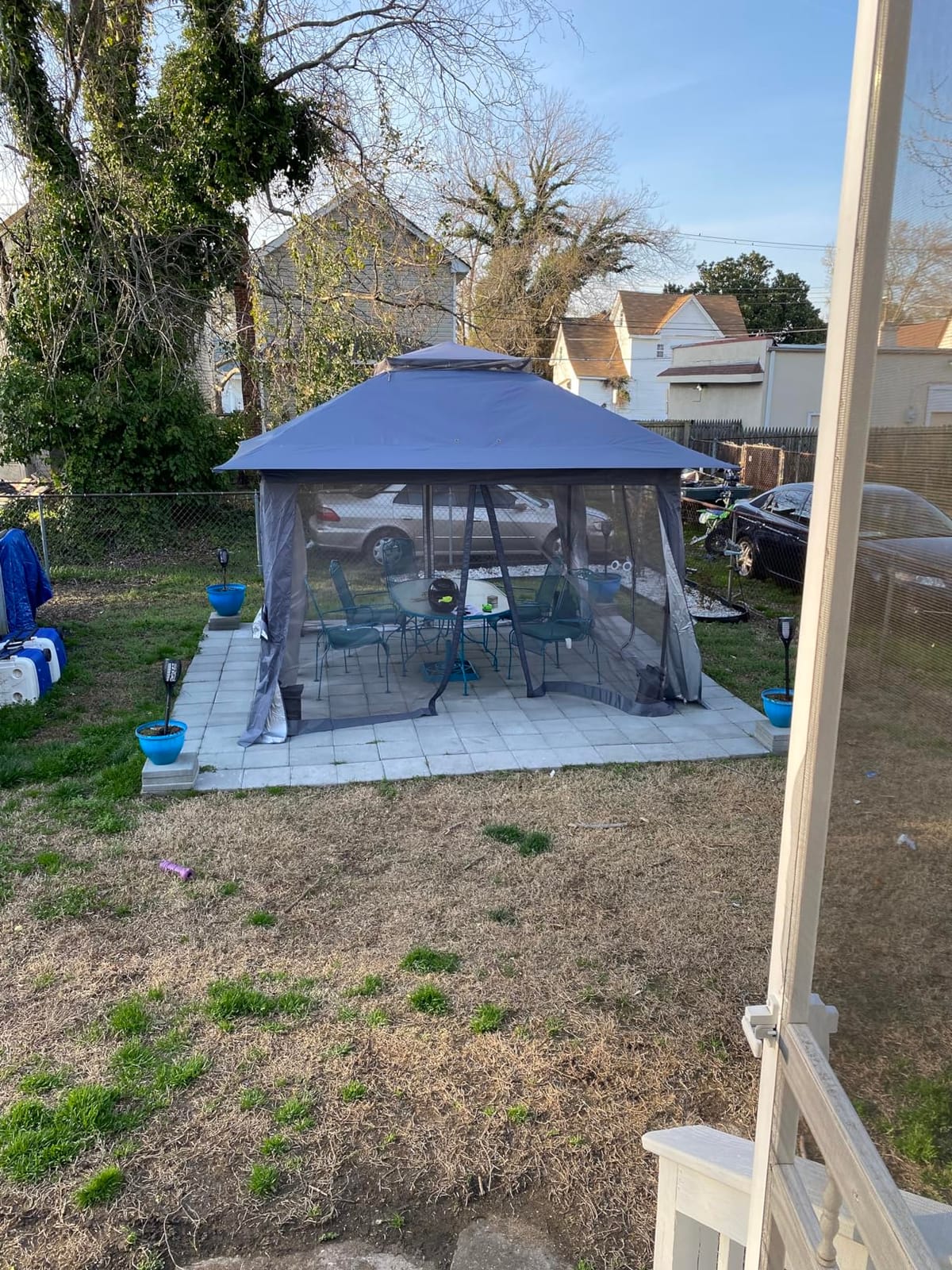 MASTERCANOPY 11x11 ft Pop Up Gazebo with Netting Screen Walls, Champagne | 180D Polyester, UPF 50+ Waterproof, Double-Tiered Vented Roof, Instant Portable Canopy, Easy Setup customer photo 1