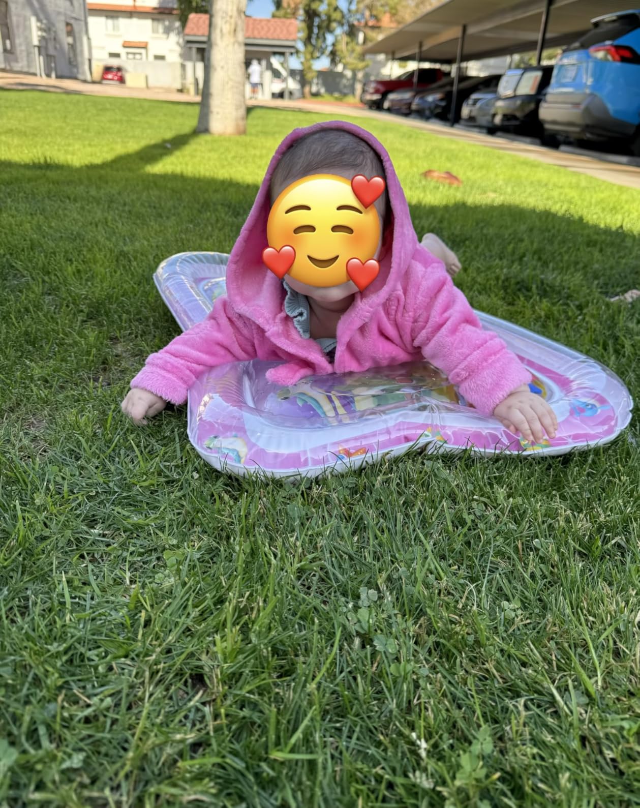 Infinno Baby Water Play Mat, Tummy Time Sensory Toy for Newborn 3-9 Months customer photo 2