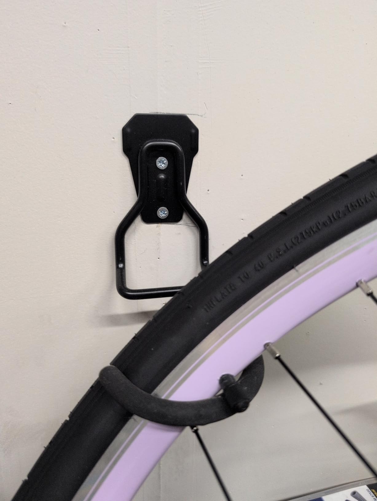 Housolution Bike Wall Mount with Fixed Hook, [2 Pack] Bike Storage Rack customer photo 1