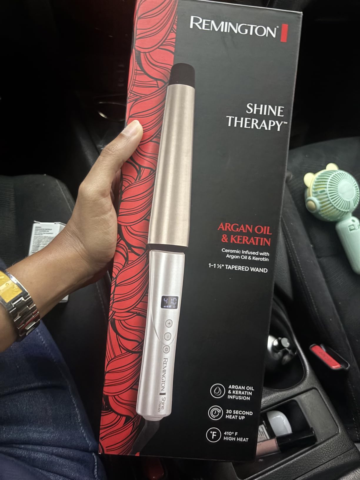 Remington Shine Therapy Curling Wand, 1 Inch, Argan Oil & Keratin customer photo 1
