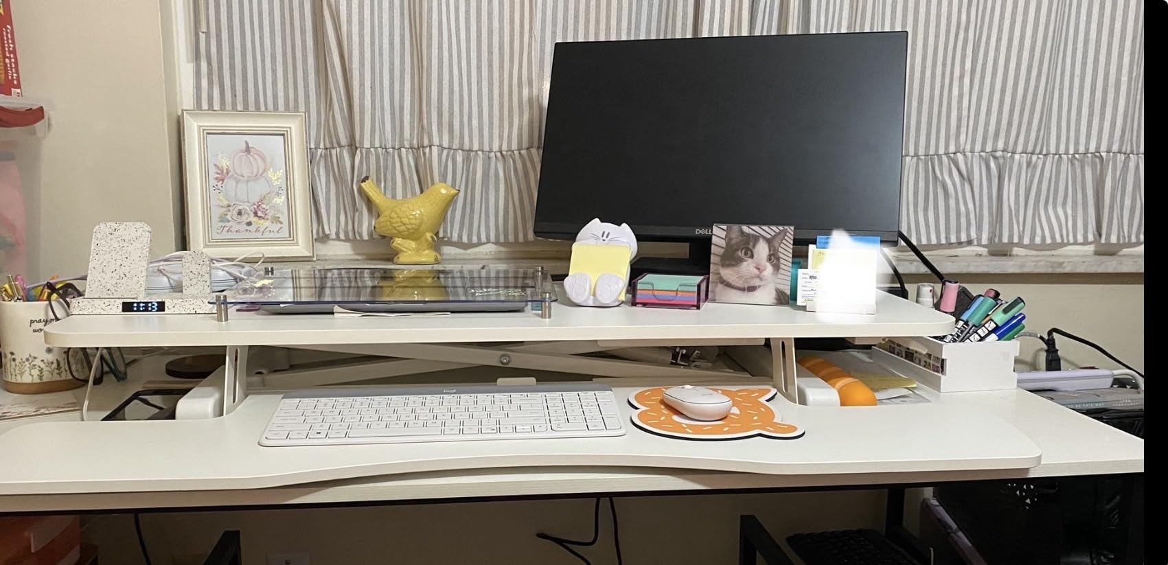 VIVO Black 26 in Standing Desk Converter, DESK-V026KB customer photo 2