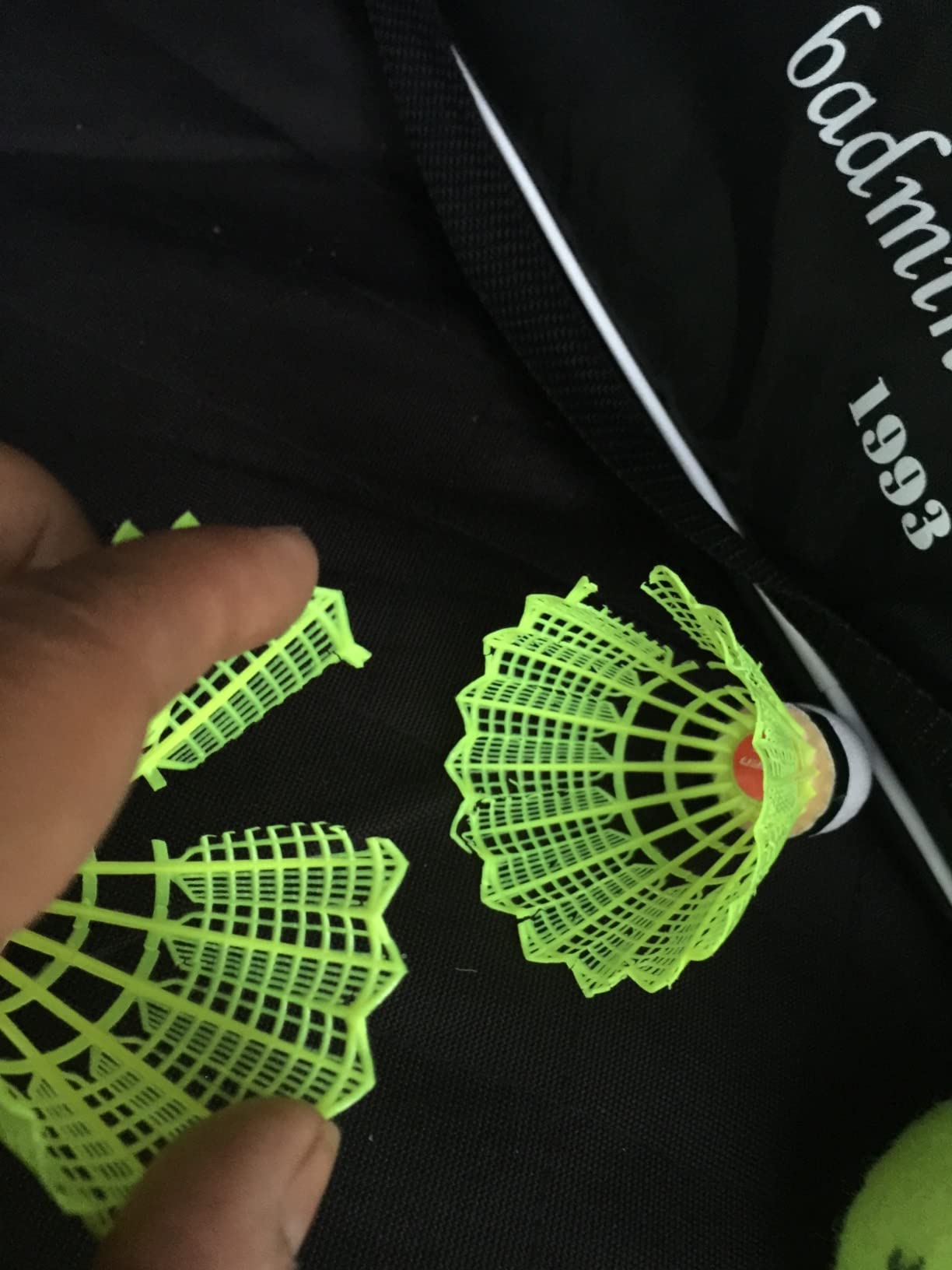 Professional Carbon Fiber Badminton Rackets Badminton Racquet for Backyards Gym customer photo 1