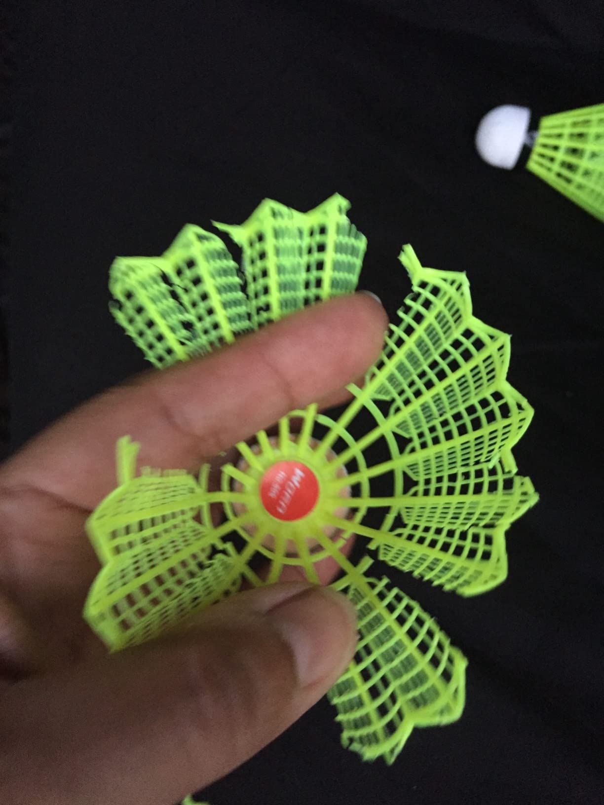 Professional Carbon Fiber Badminton Rackets Badminton Racquet for Backyards Gym customer photo 2