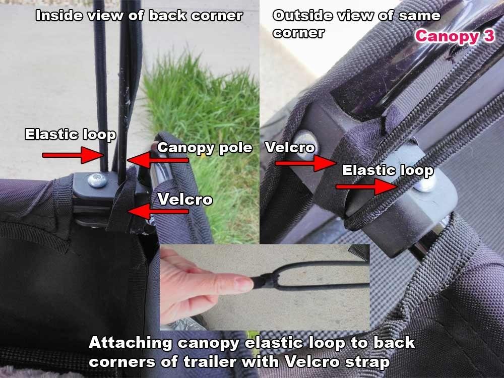 Aosom Bicycle Cargo Trailer Two Wheel Fits 20
